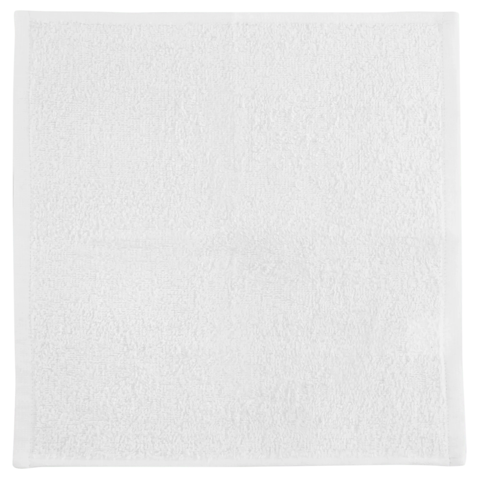 White Set of 6 Large Washcloths - Image 5