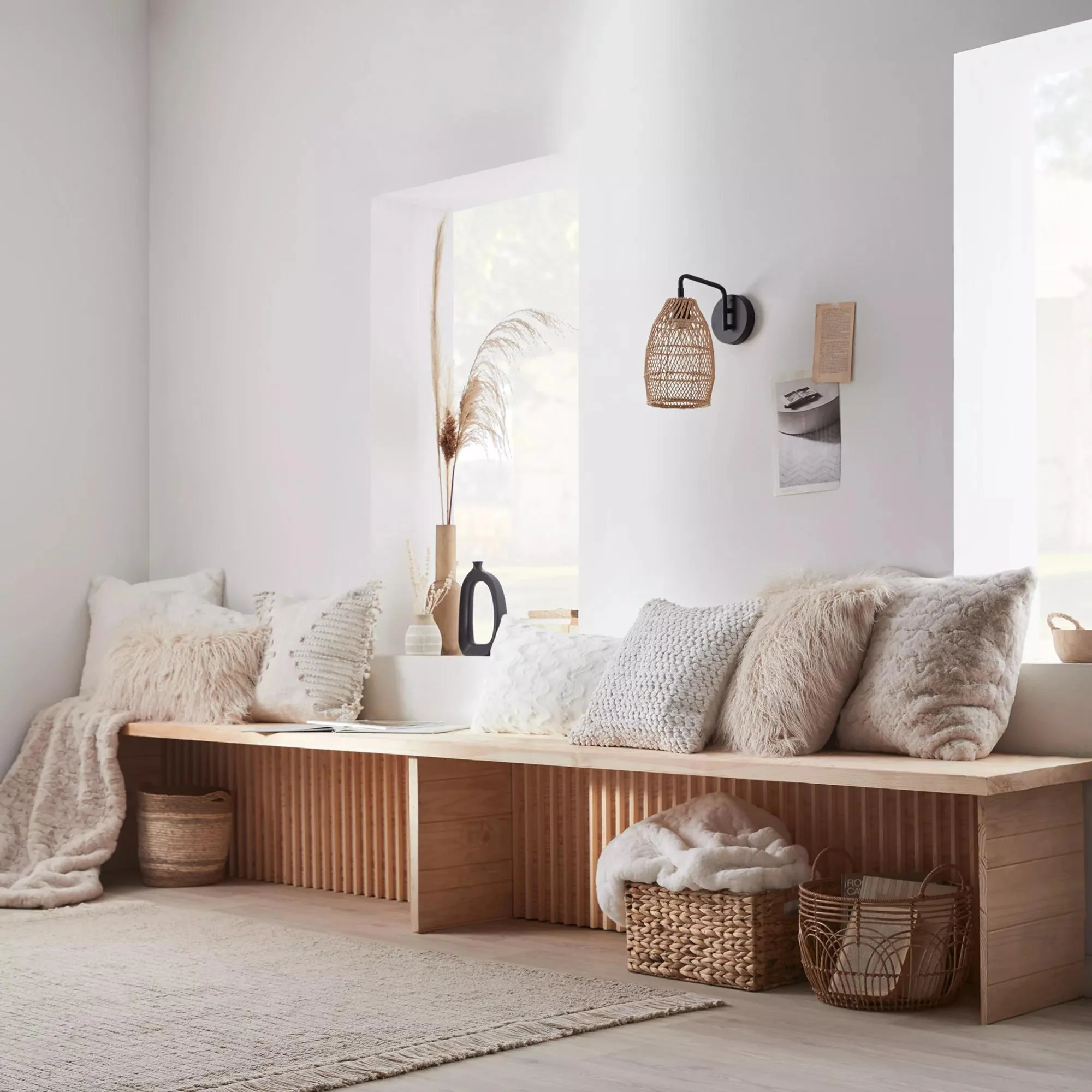 White Sheep Faux Fur Throw - Image 6