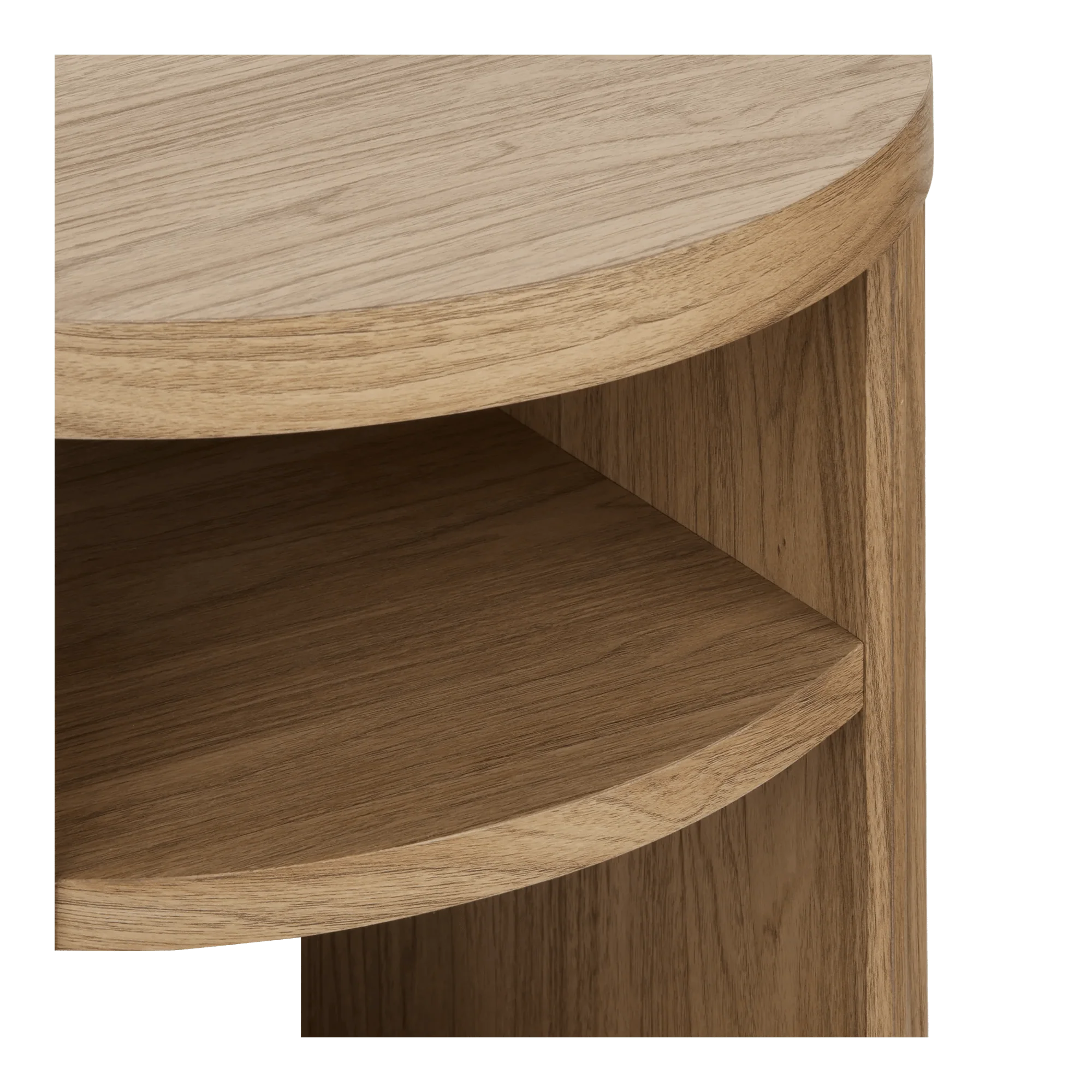 Side Table Oak Finish - Image 4