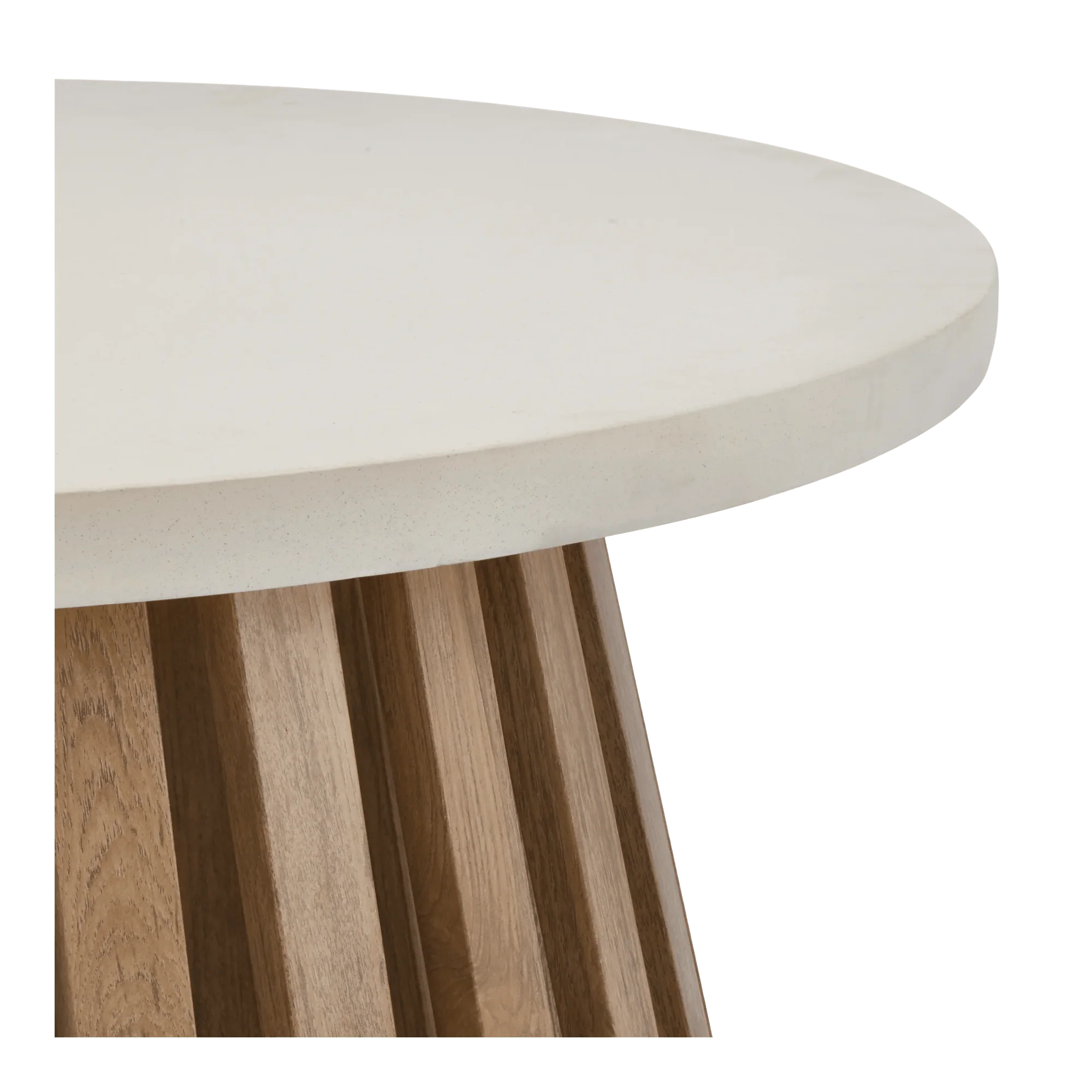 Slat Base Outdoor Coffee Table - Image 3