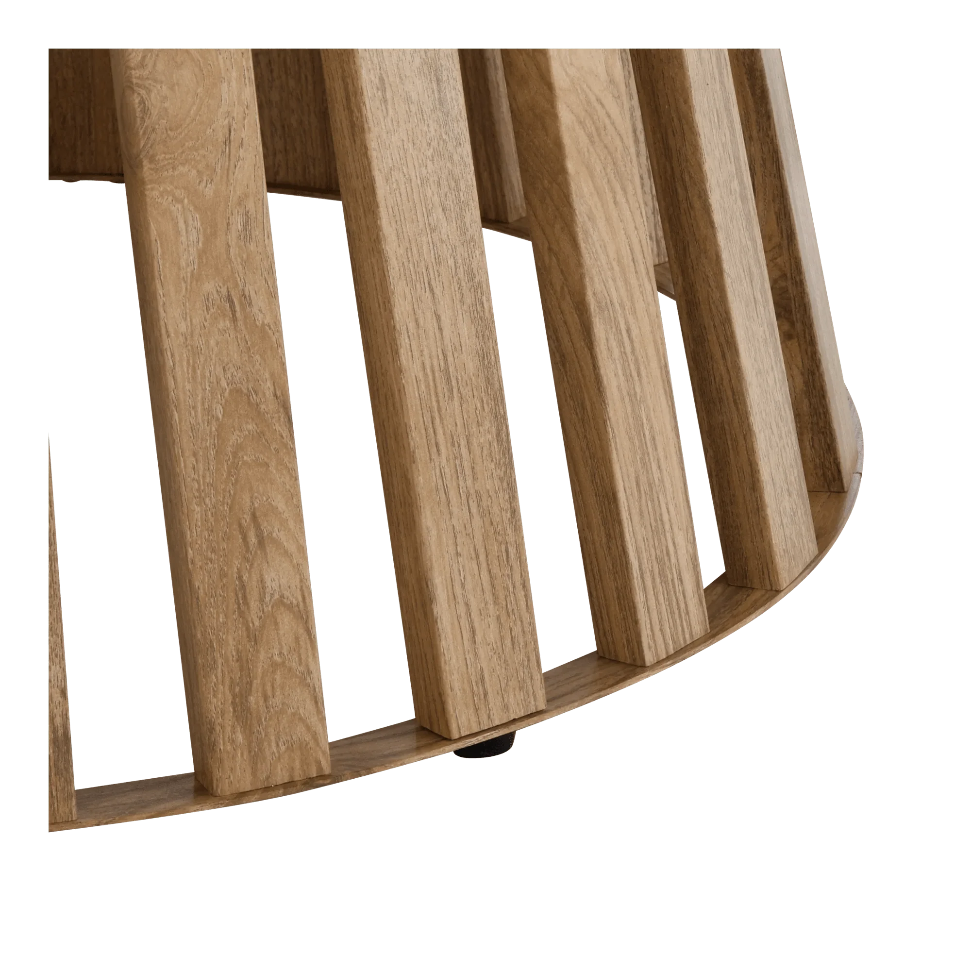 Slat Base Outdoor Coffee Table - Image 4