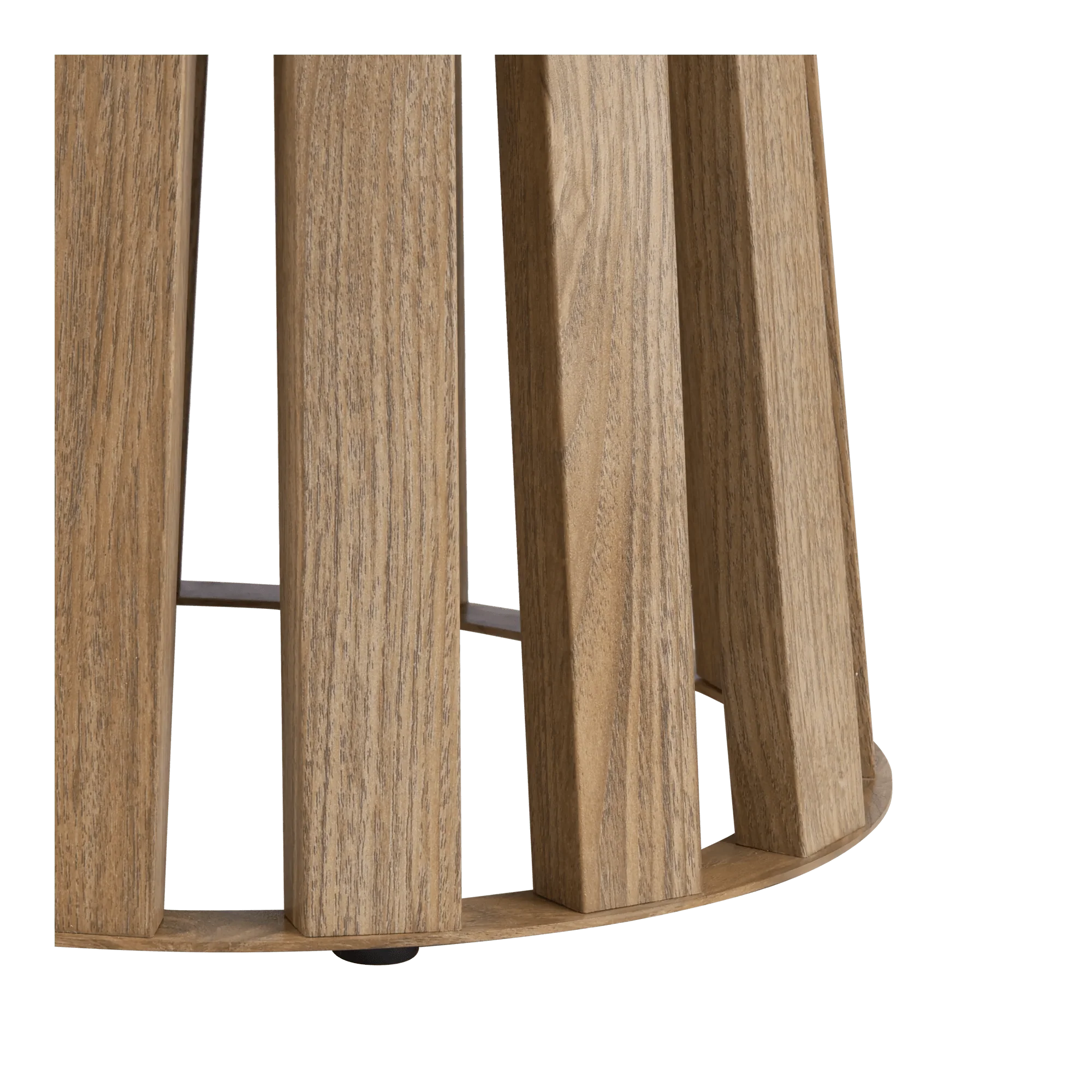 Slat Base Outdoor Side Table - Image 4