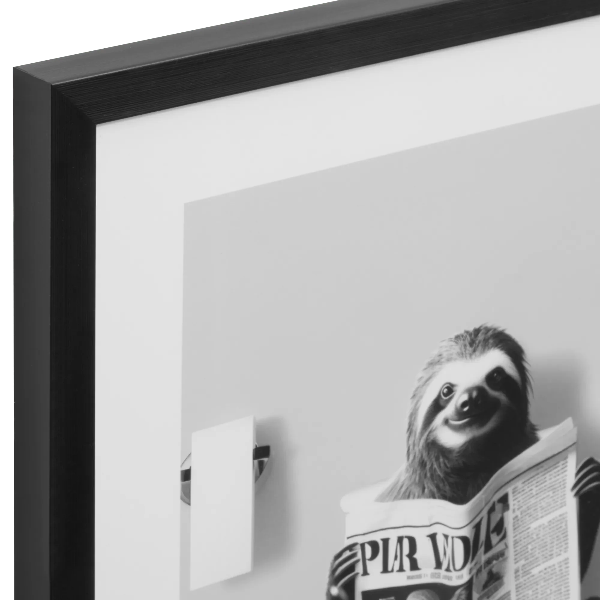 Sloth Reading Framed Art - Image 2