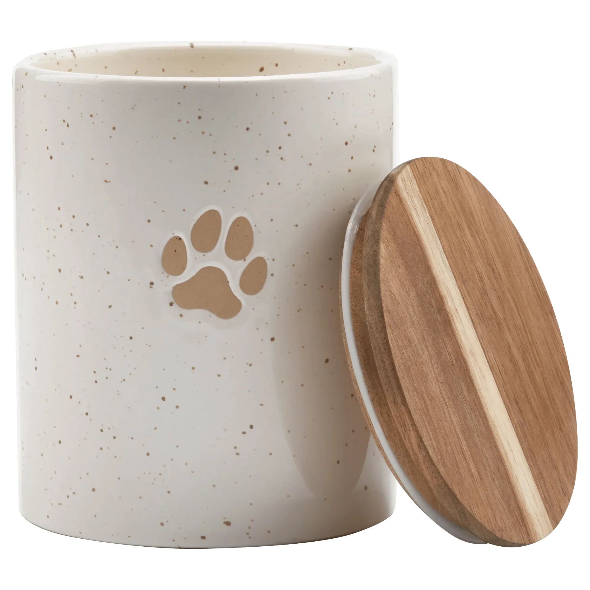 Speckled Ceramic Dog Cookie Jar - Image 2