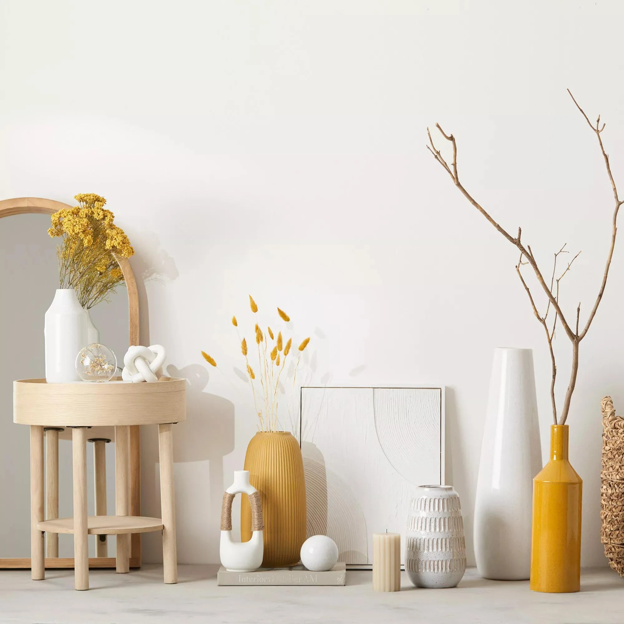 Speckled Ceramic Floor Vase - Image 4