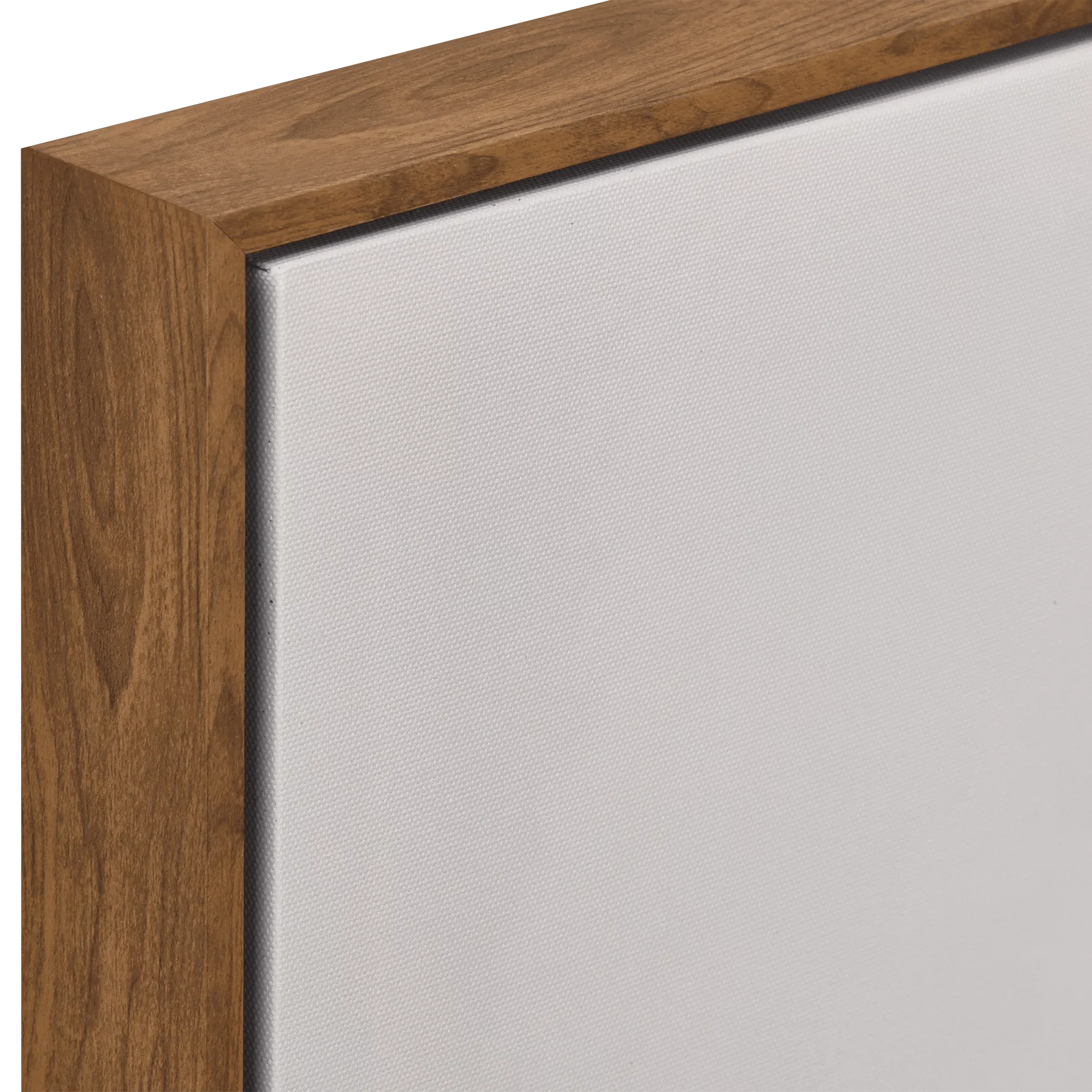 Succulents in Wood Vase Printed Framed Canvas - Image 3