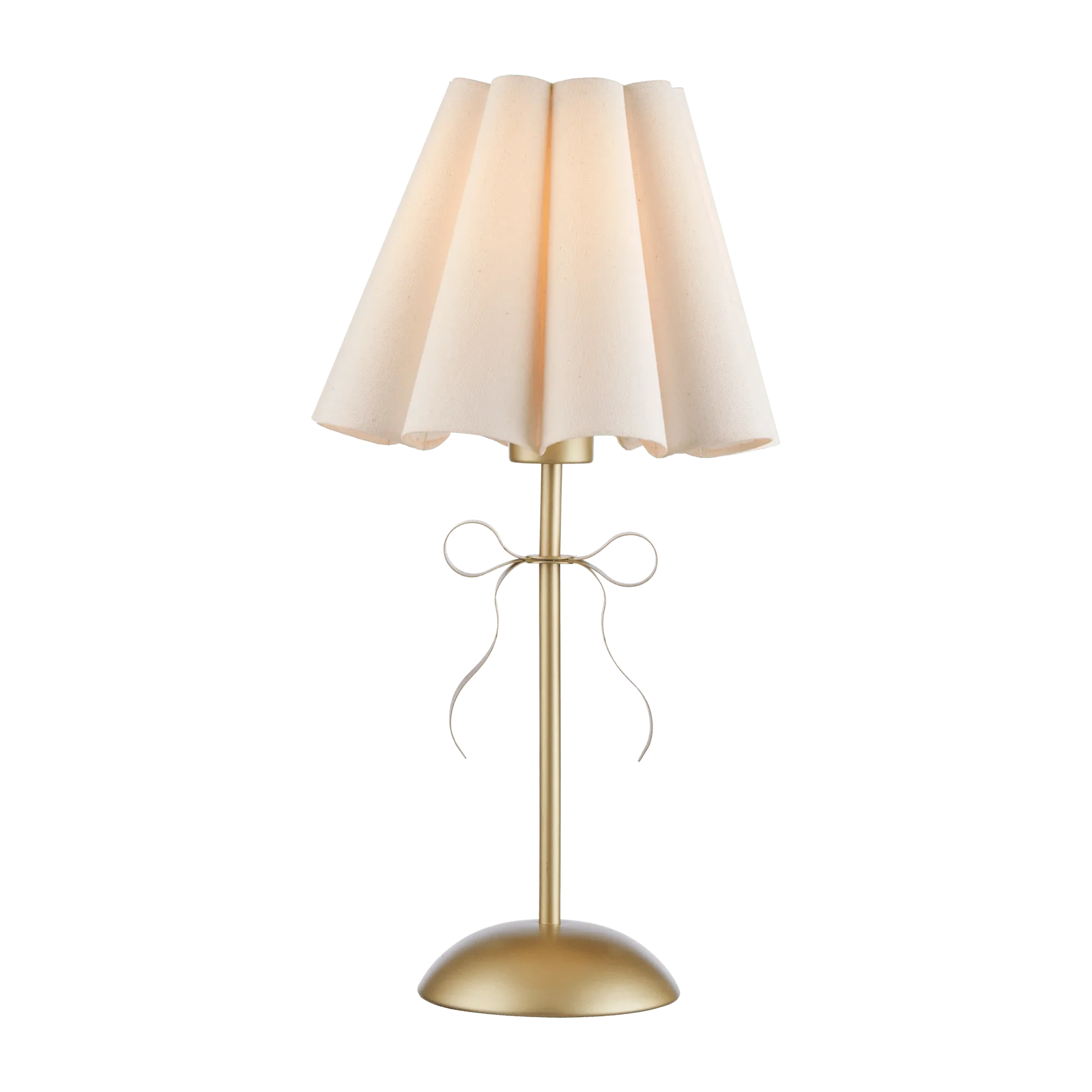 Table Lamp With Cream Shade - Image 5