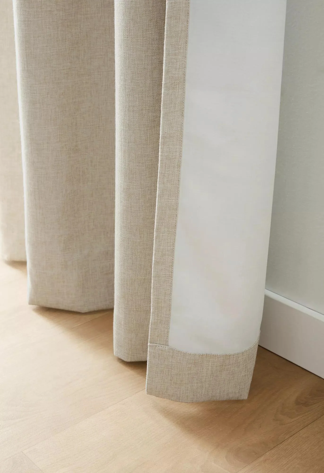 Beige Taha Rod Pocket Back Tab Blackout Curtain - Image 4
