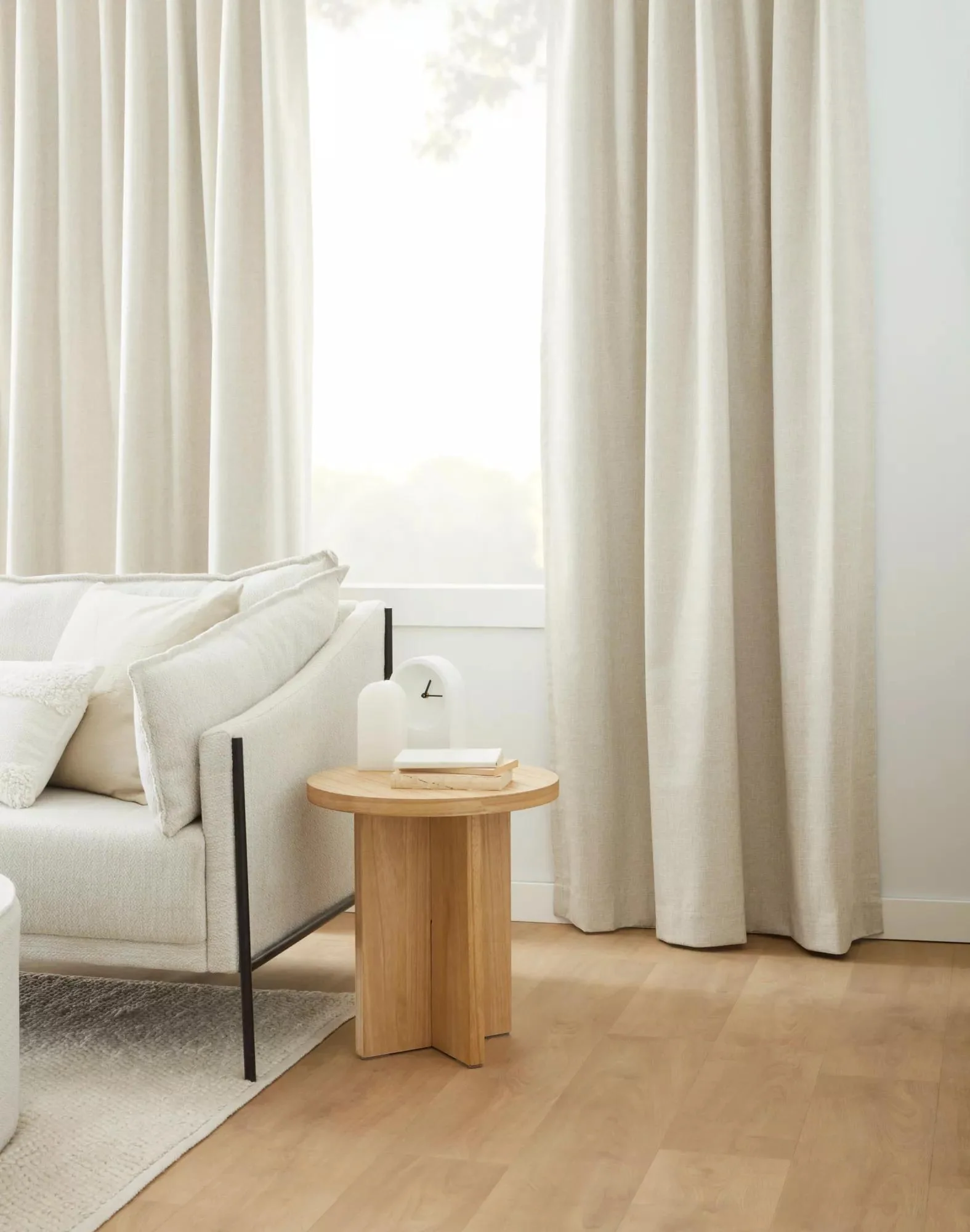 Beige Taha Rod Pocket Back Tab Blackout Curtain - Image 6