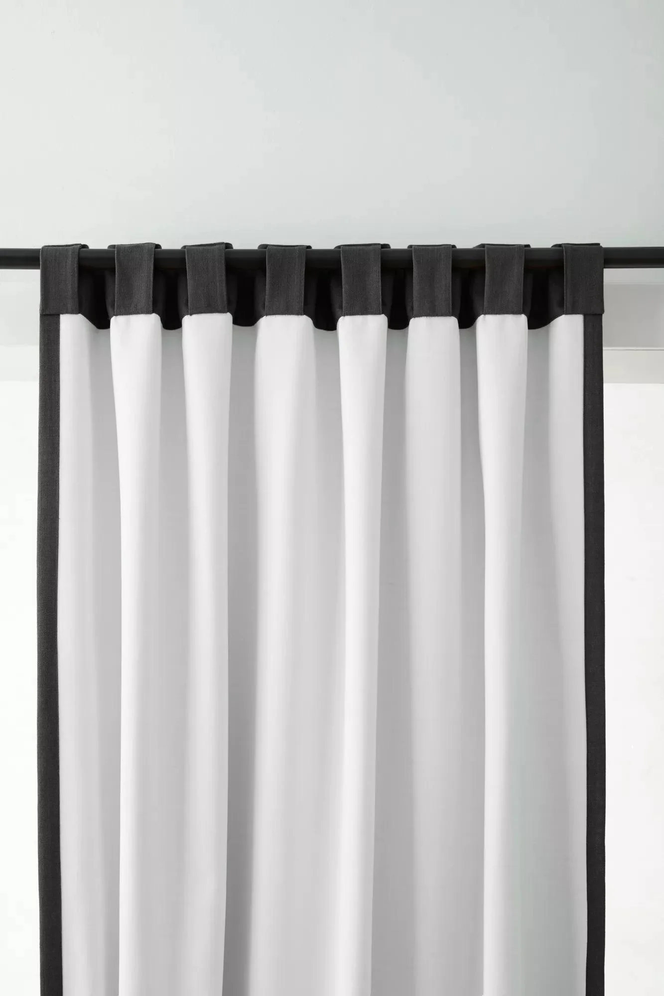 Black Taha Rod Pocket Back Tab Blackout Curtain - Image 3
