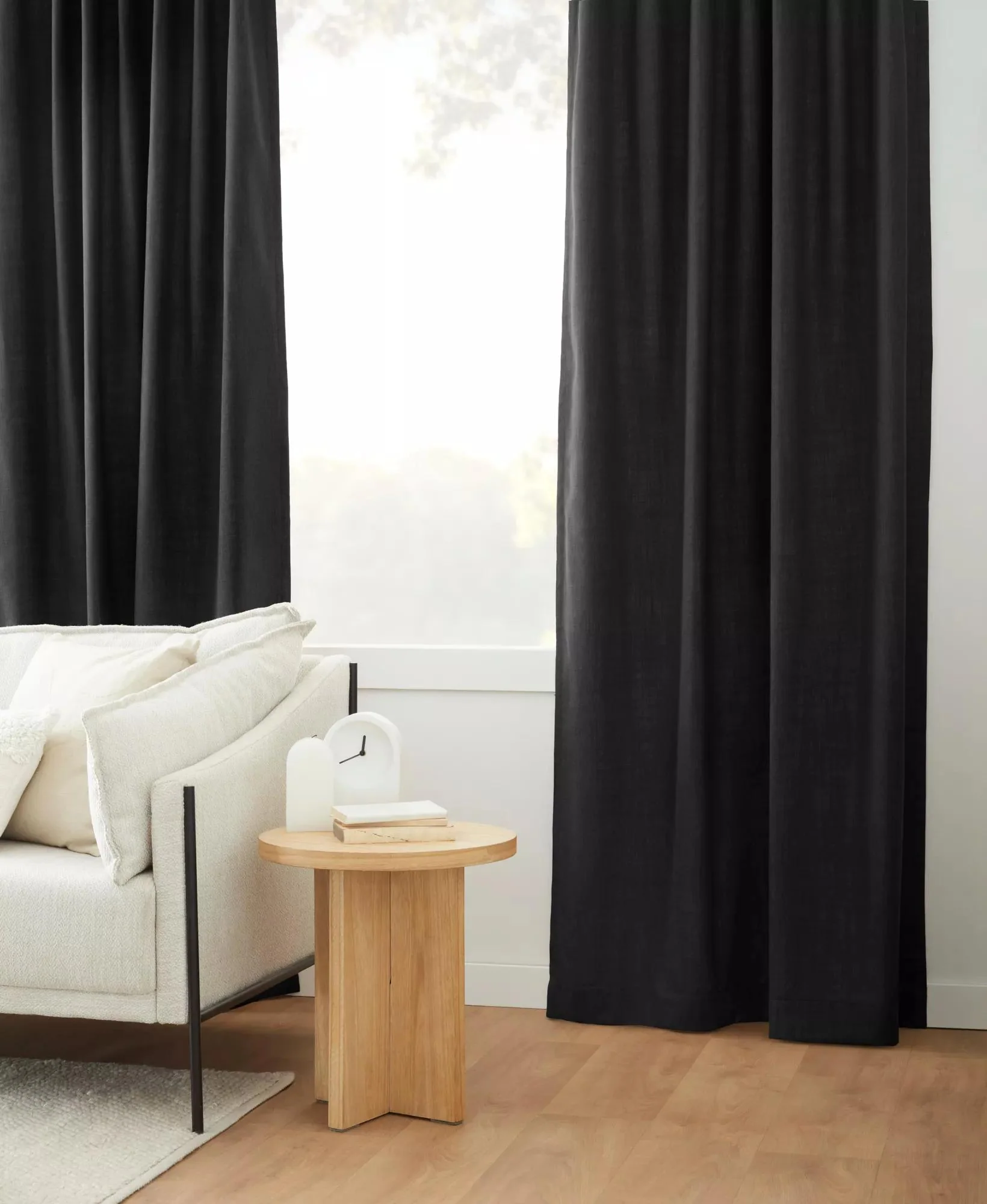 Black Taha Rod Pocket Back Tab Blackout Curtain - Image 6