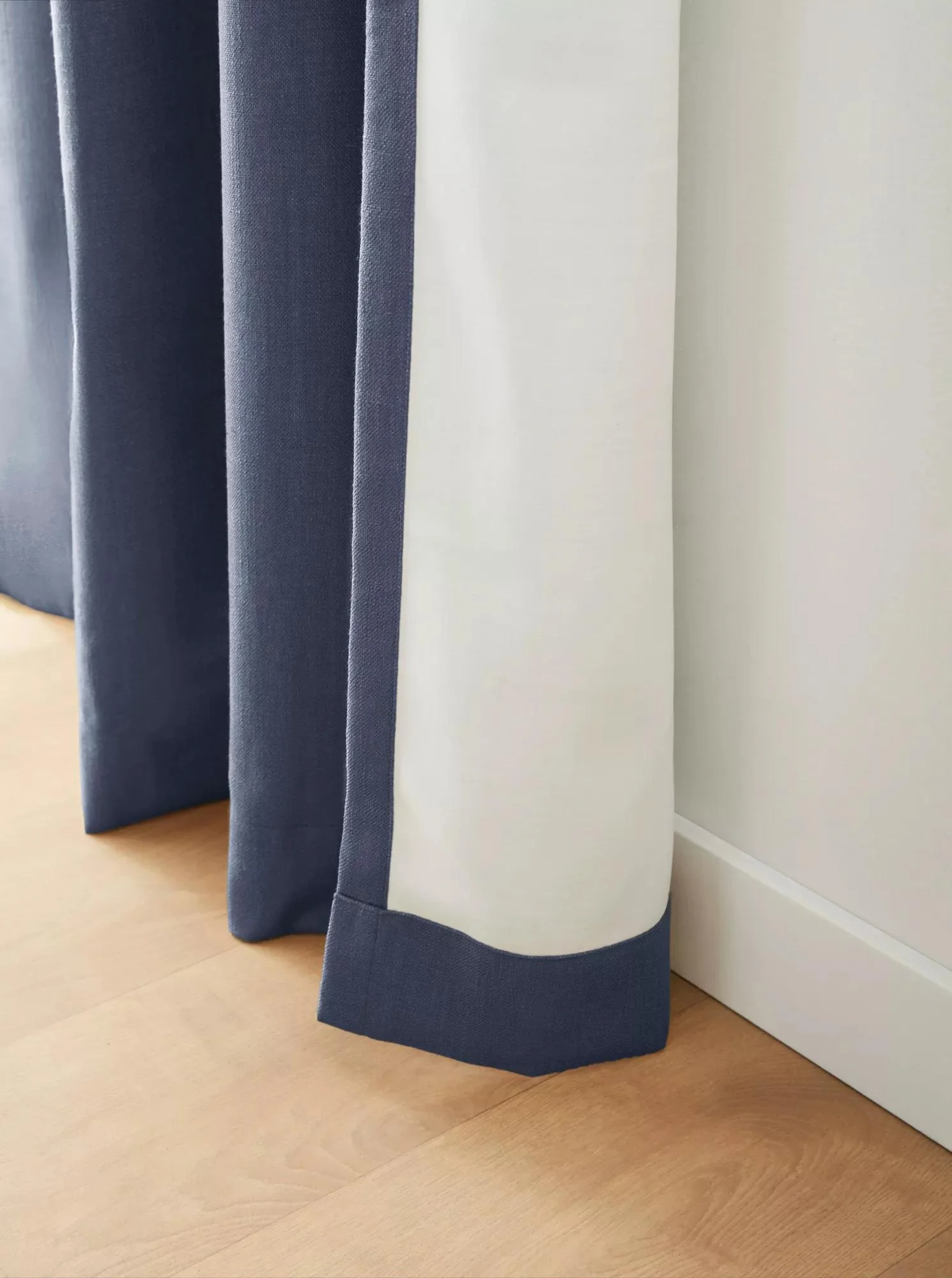 Indigo Taha Rod Pocket Back Tab Blackout Curtain - Image 2