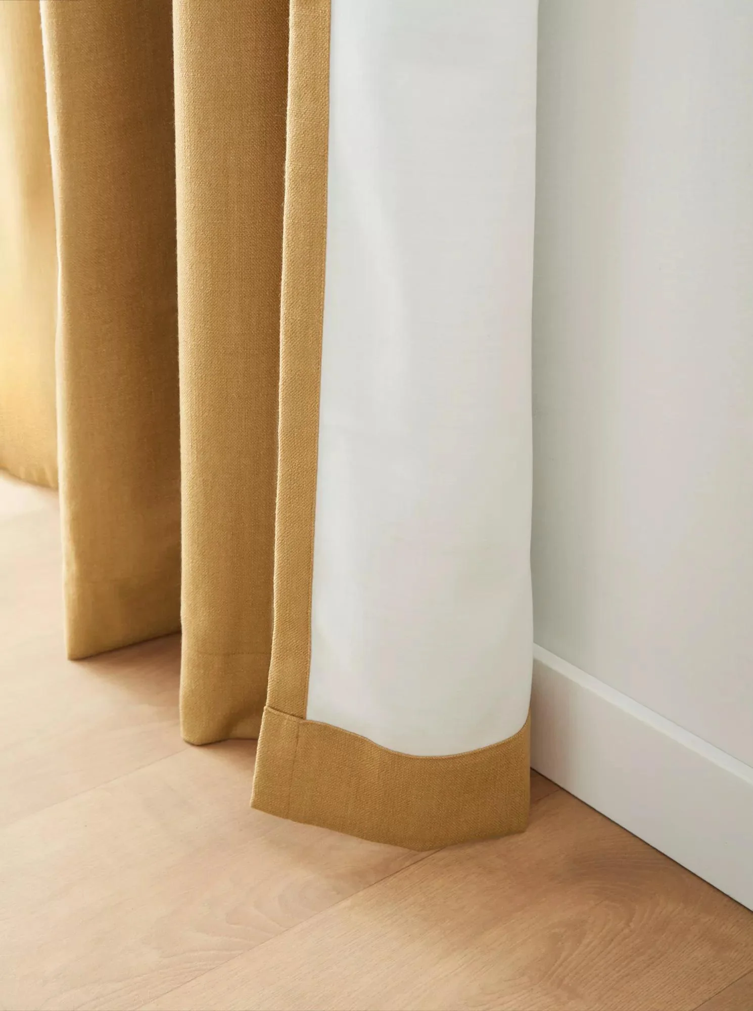 Ochre Taha Rod Pocket Back Tab Blackout Curtain - Image 2
