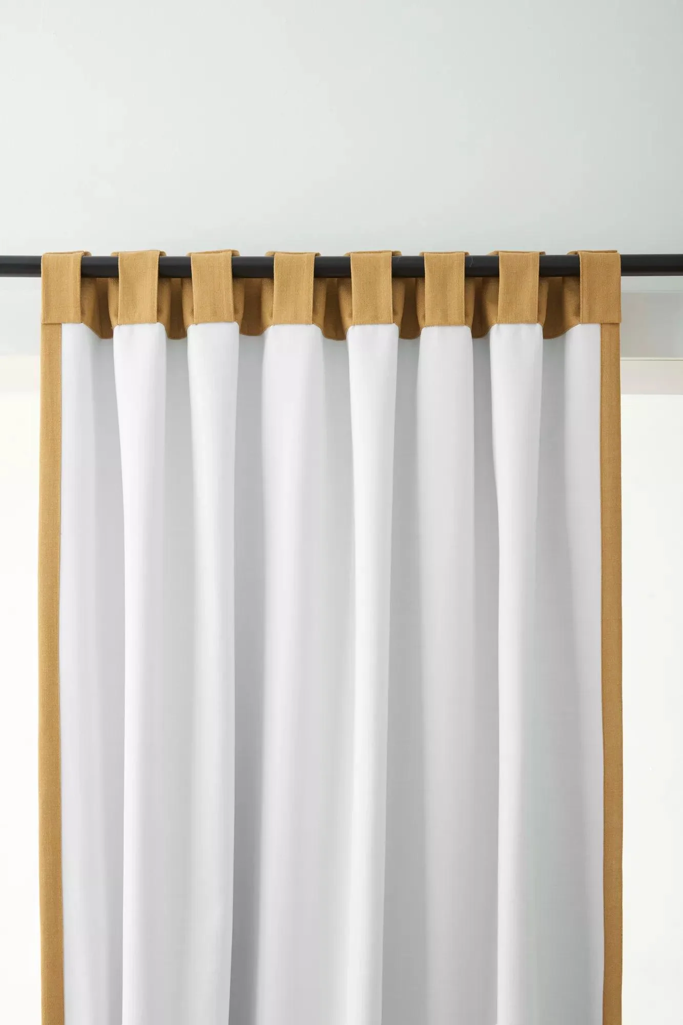 Ochre Taha Rod Pocket Back Tab Blackout Curtain - Image 5