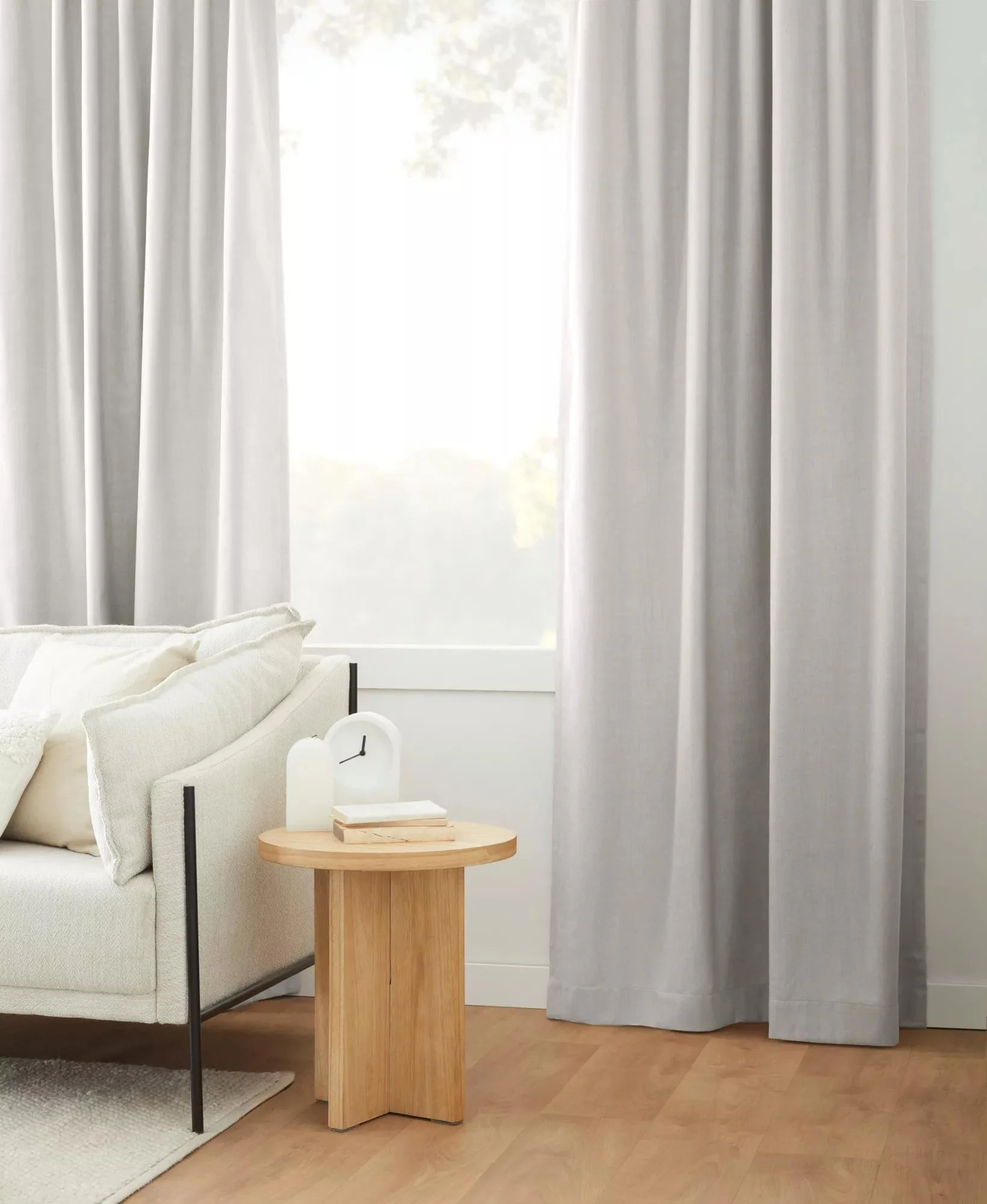 Off White Taha Rod Pocket Back Tab Blackout Curtain - Image 3