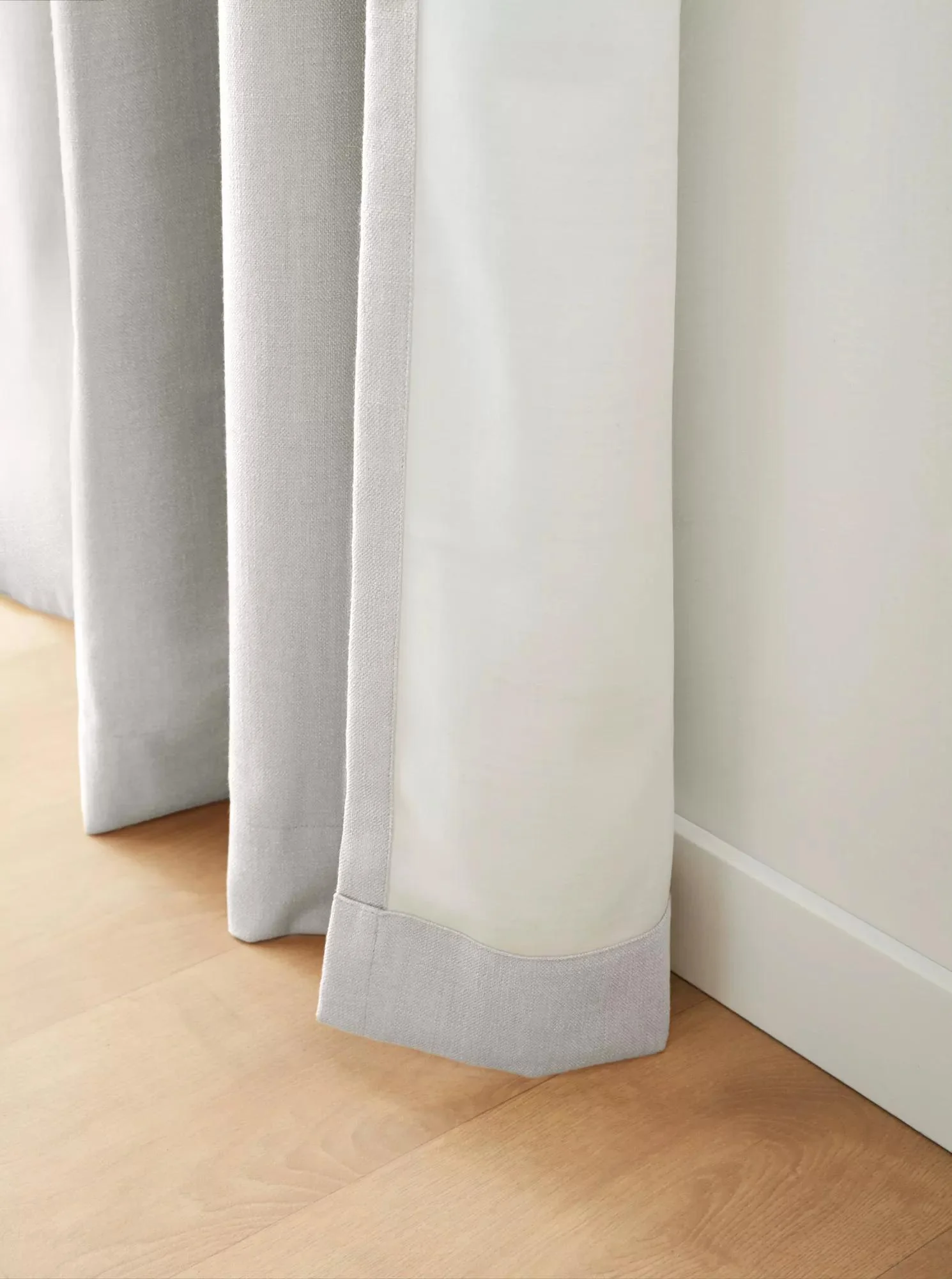 Off White Taha Rod Pocket Back Tab Blackout Curtain - Image 6
