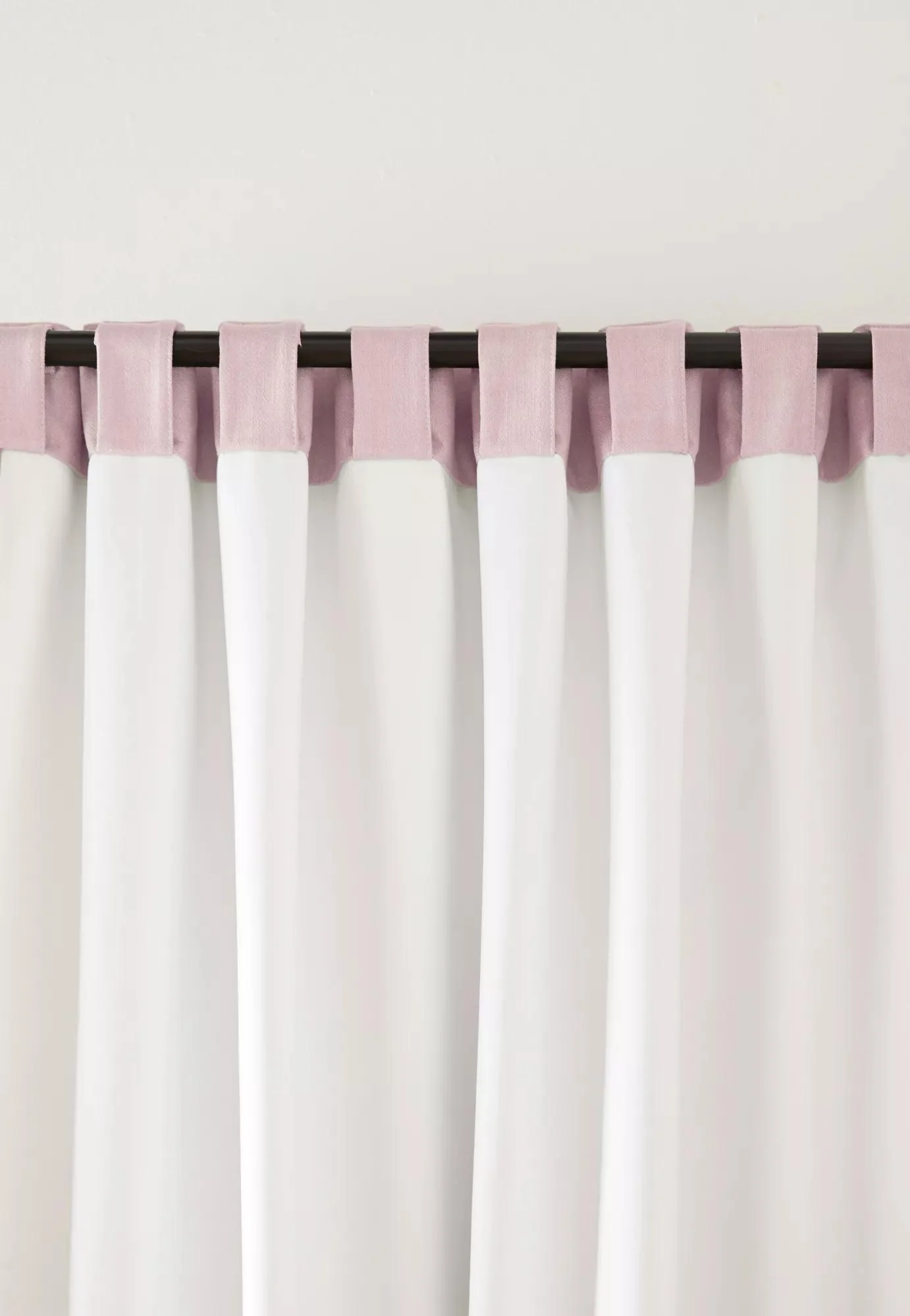Pink Taha Rod Pocket Back Tab Blackout Curtain - Image 2
