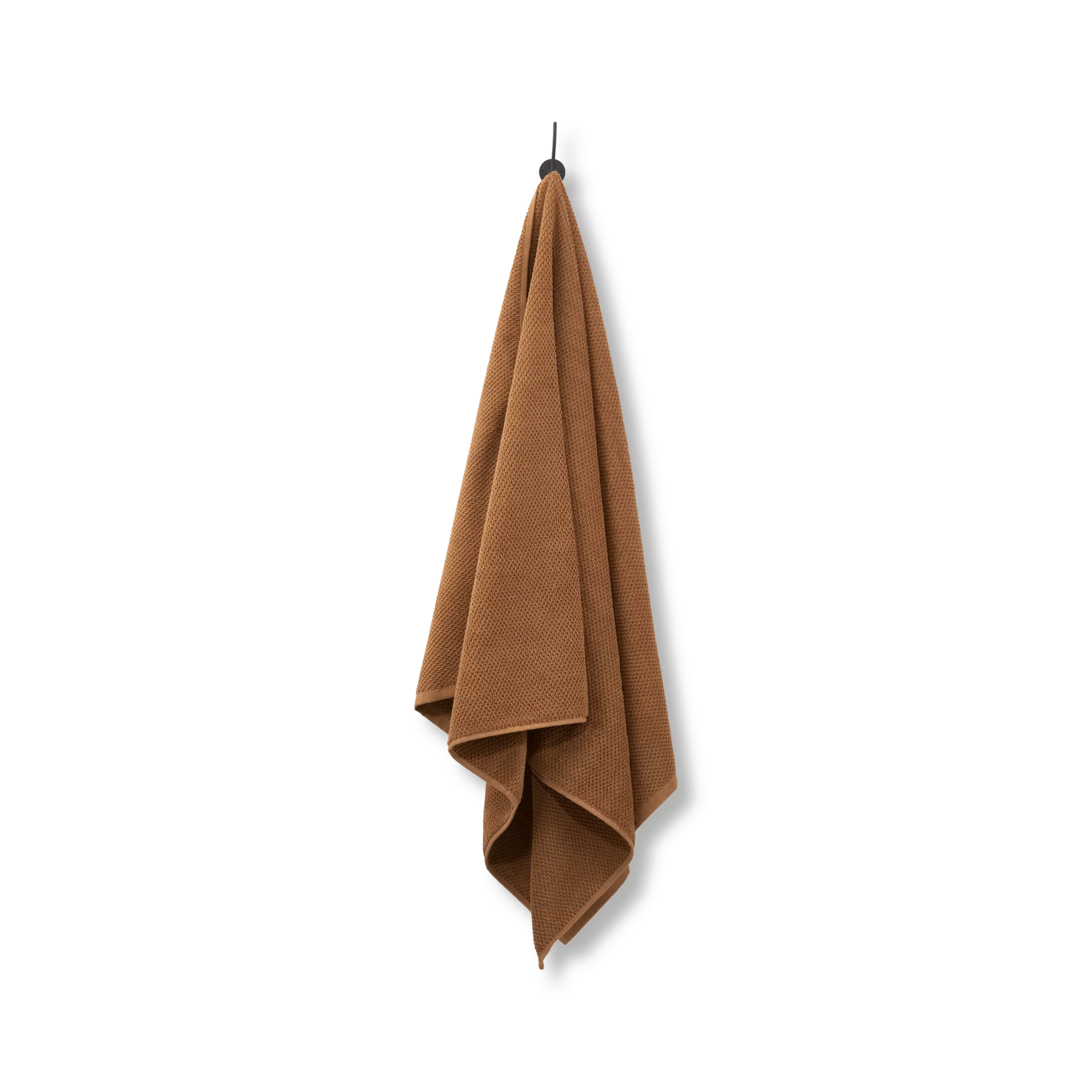Cognac Textured Bath Towel - Image 2