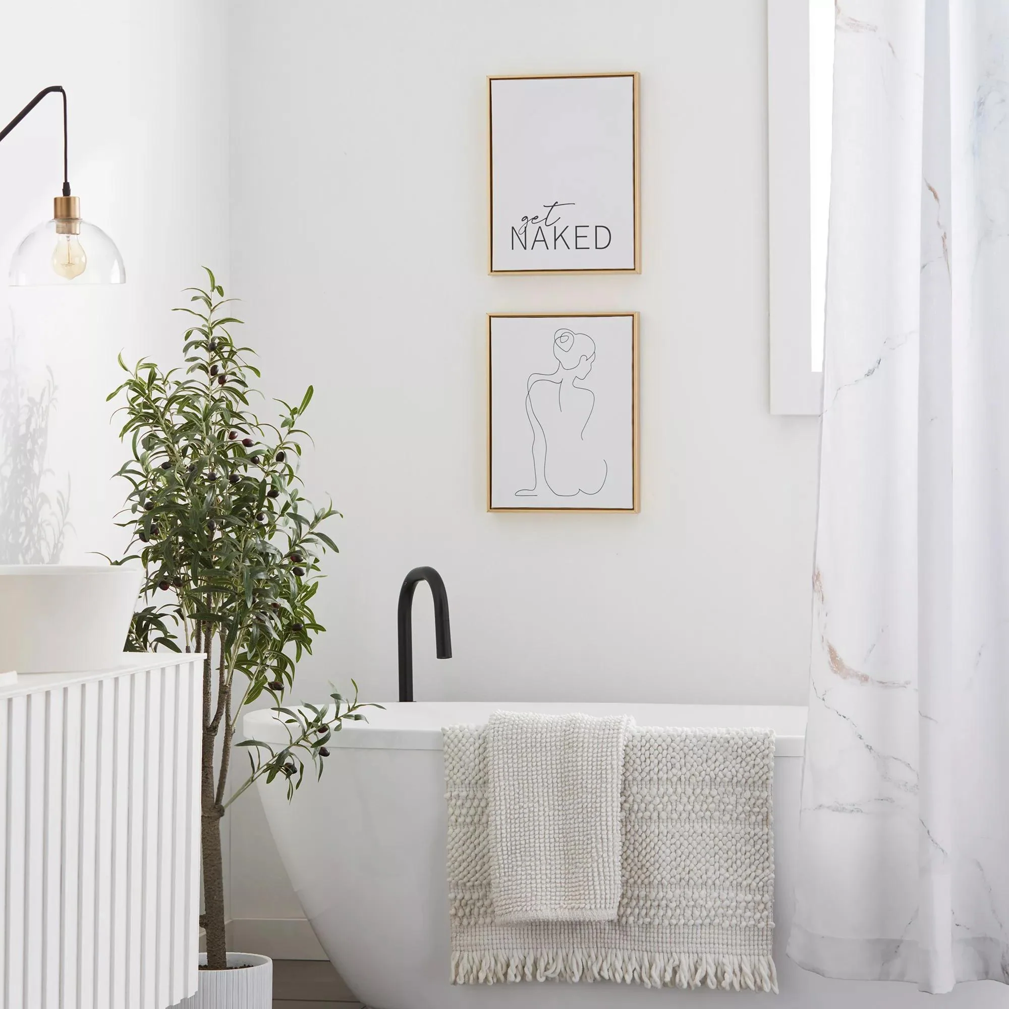 Textured Boho Bath Mat - Image 2