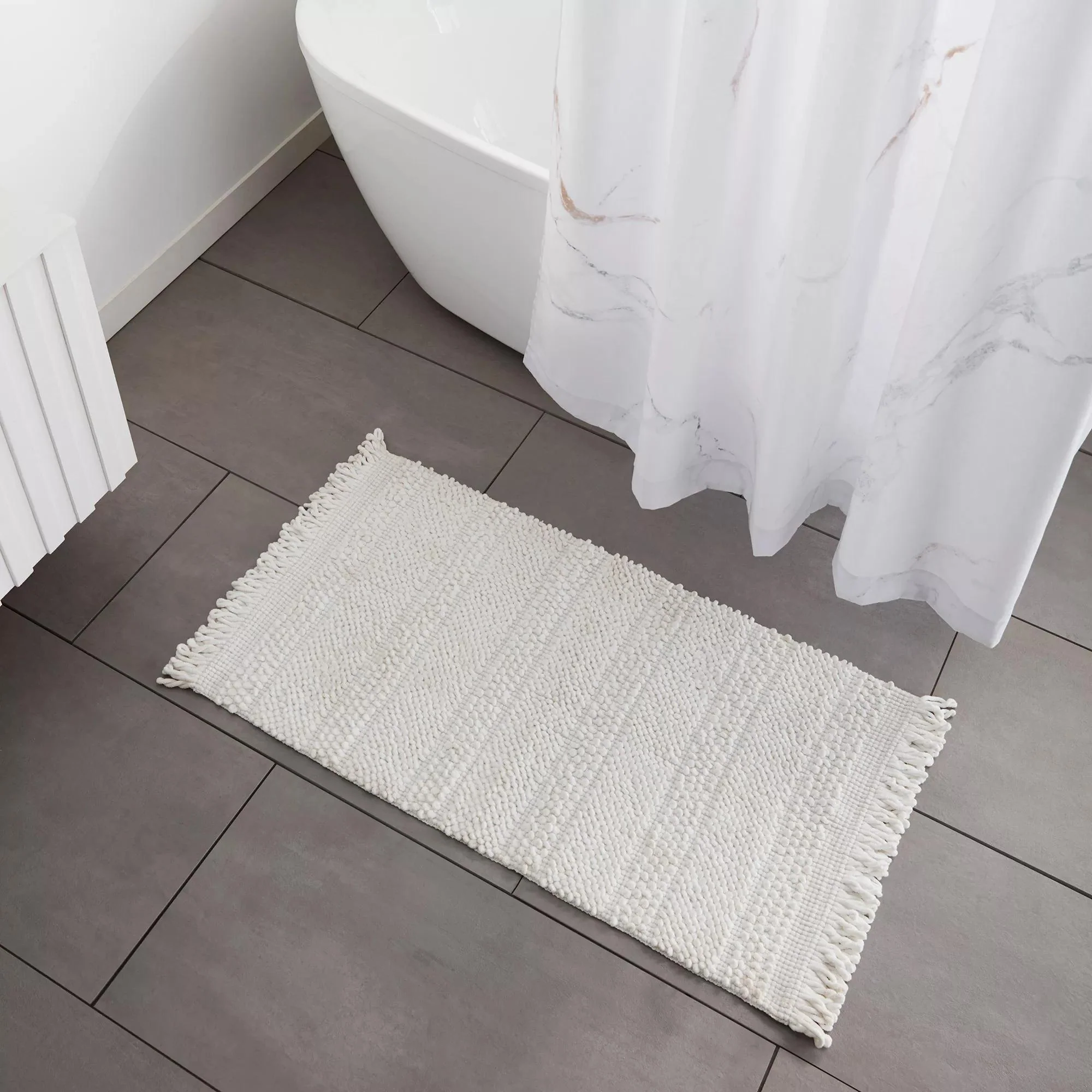 Textured Boho Bath Mat - Image 6