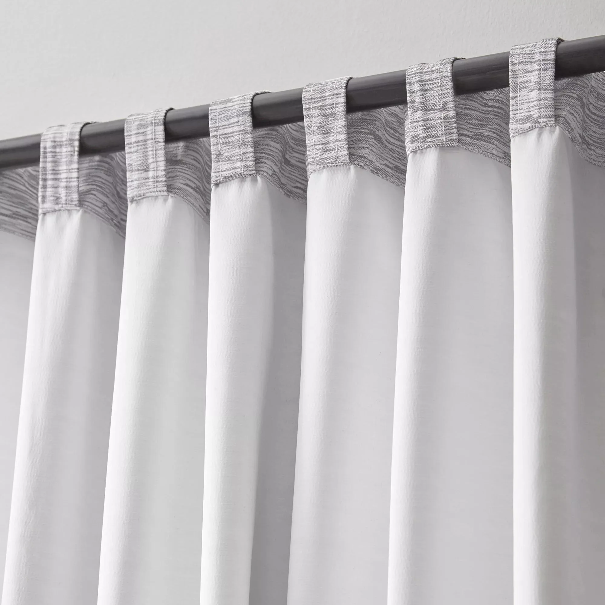 Grey Toulouse Blackout Curtain with Hidden Backtab - Image 4