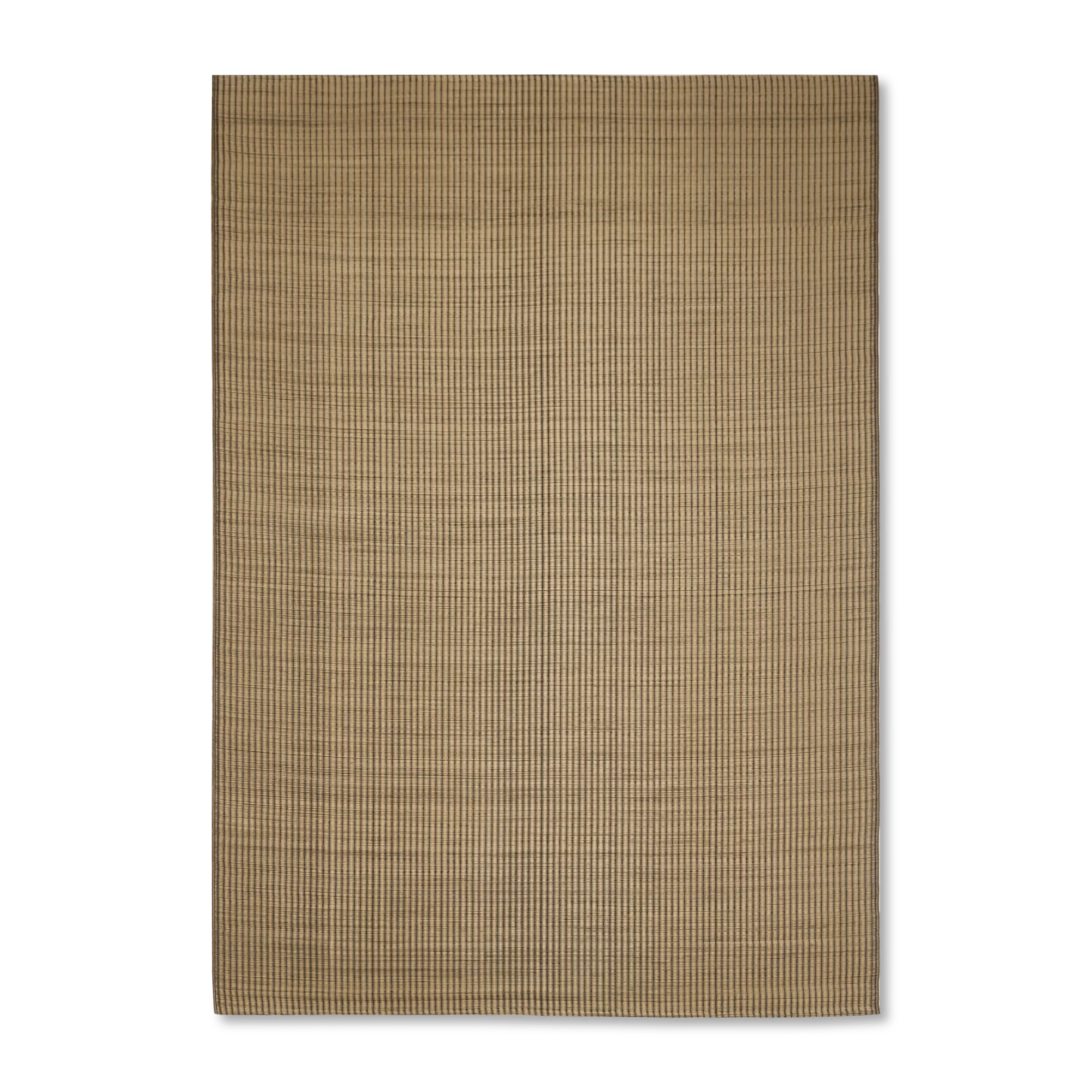 Two-Tone Brown Outdoor Rug