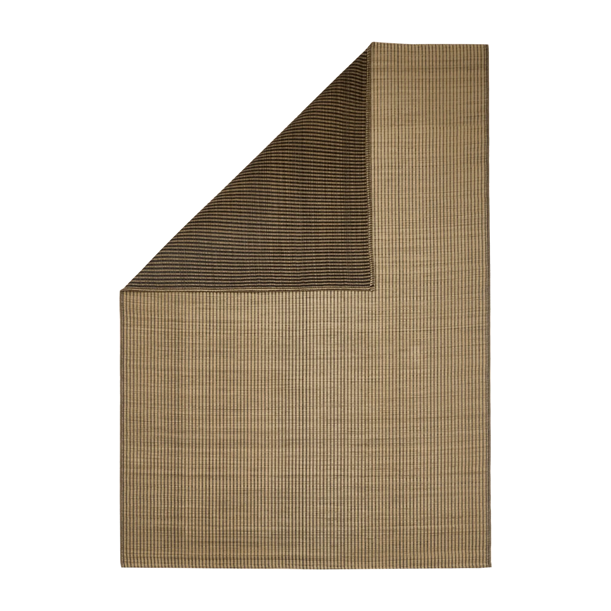 Two-Tone Brown Outdoor Rug - Image 5