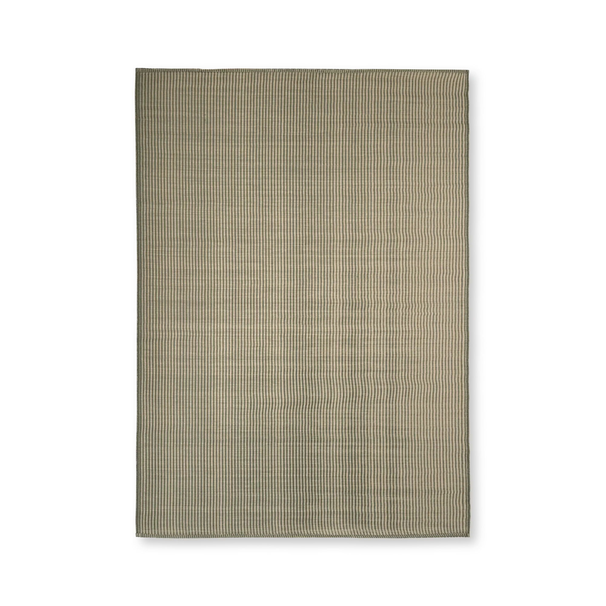 Two-Tone Green Outdoor Rug 5x7 - Image 3