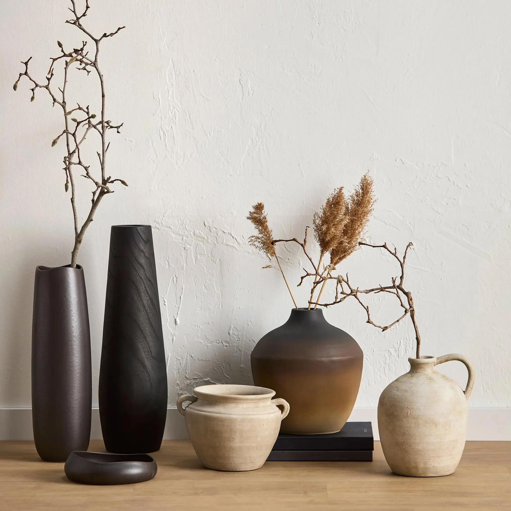 Uneven Black Vase - Image 2