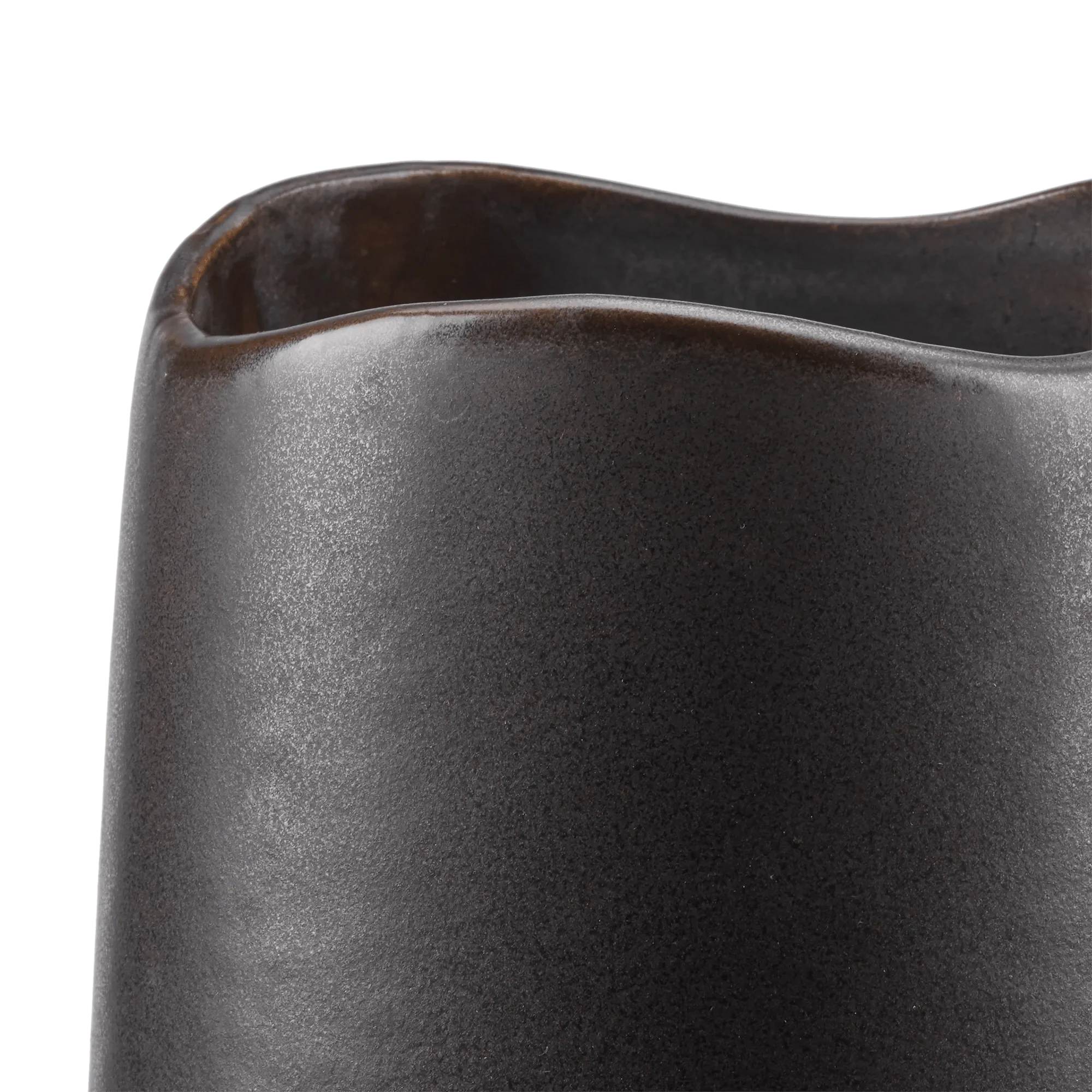 Uneven Black Vase - Image 3