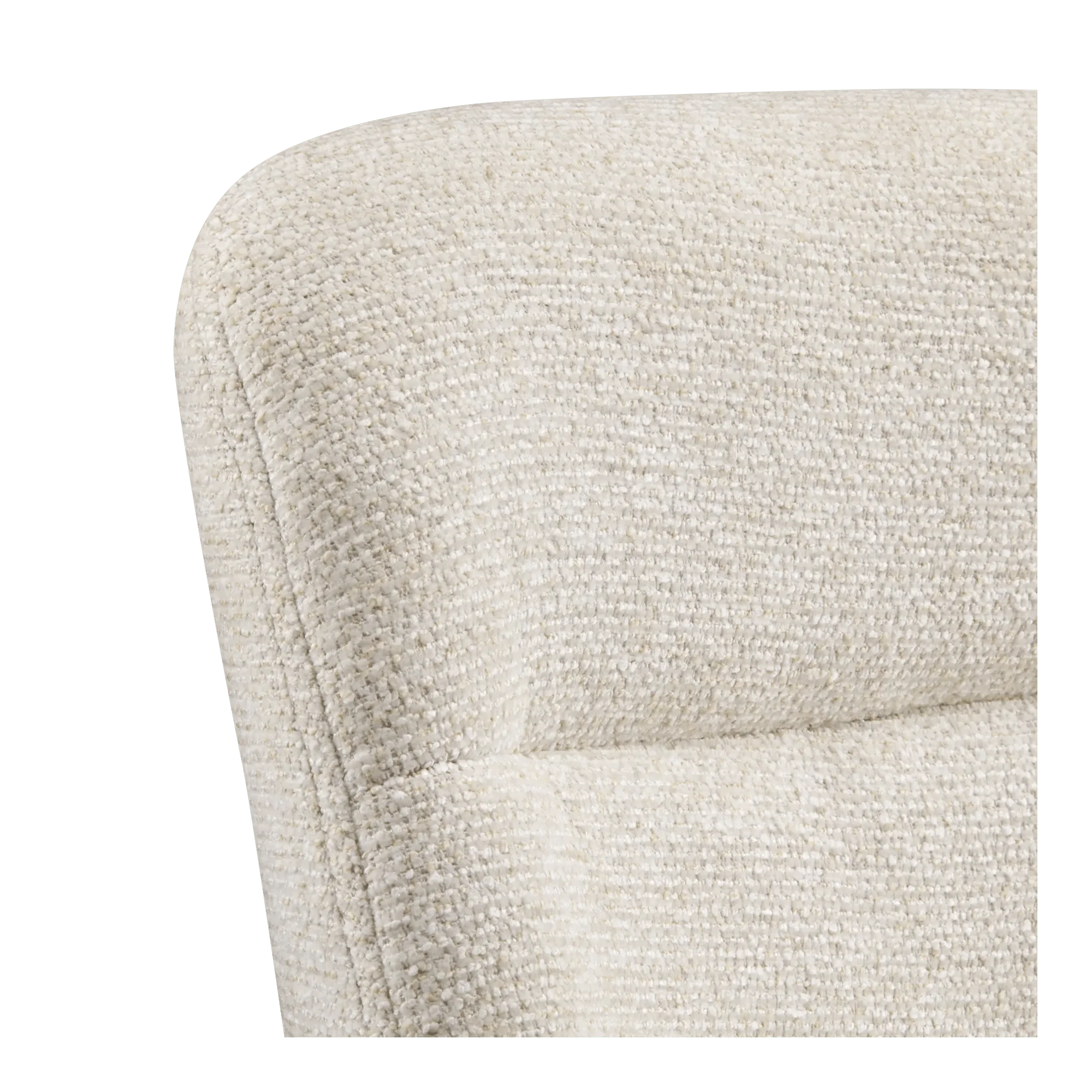 Upholstered Bar Stool with Wooden Legs - Image 4