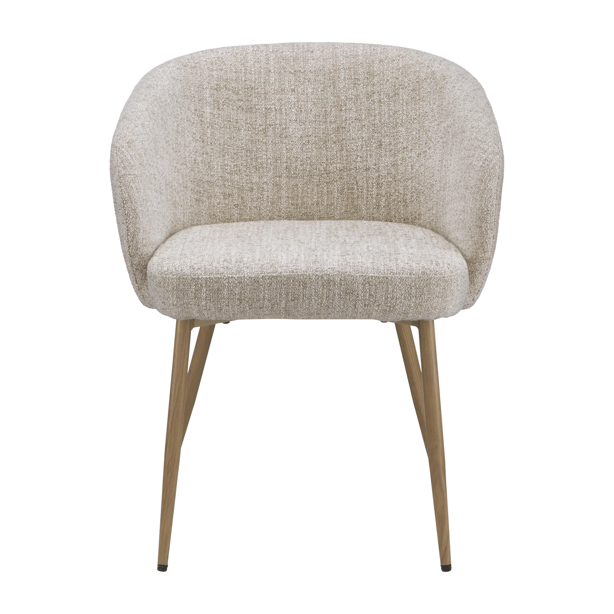 Upholstered Fabric Accent Chair - Image 2