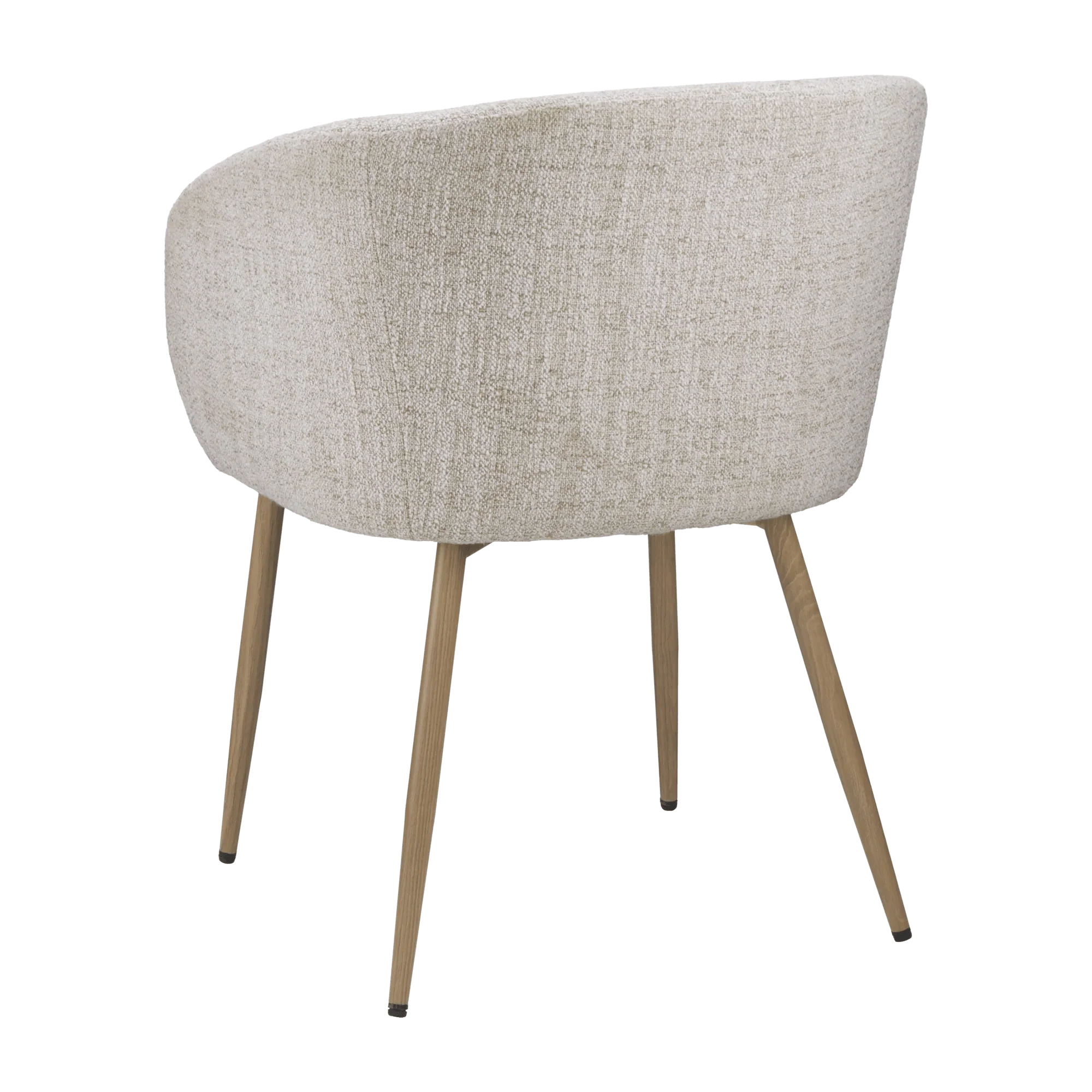 Upholstered Fabric Accent Chair - Image 4