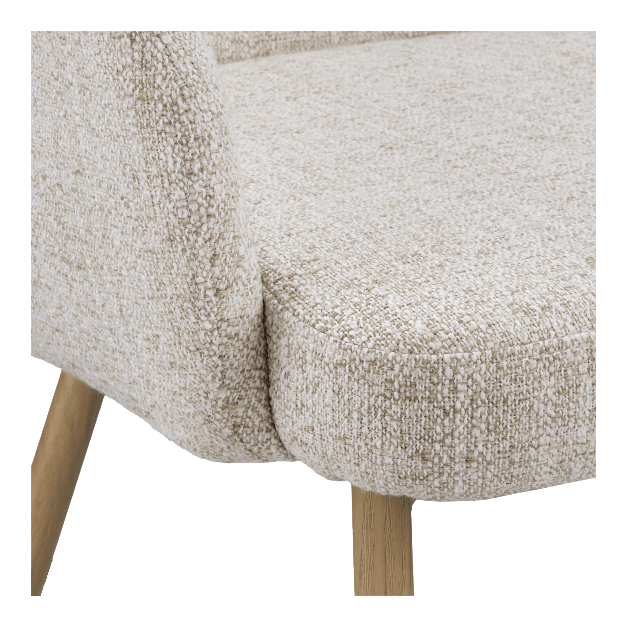 Upholstered Fabric Accent Chair - Image 5