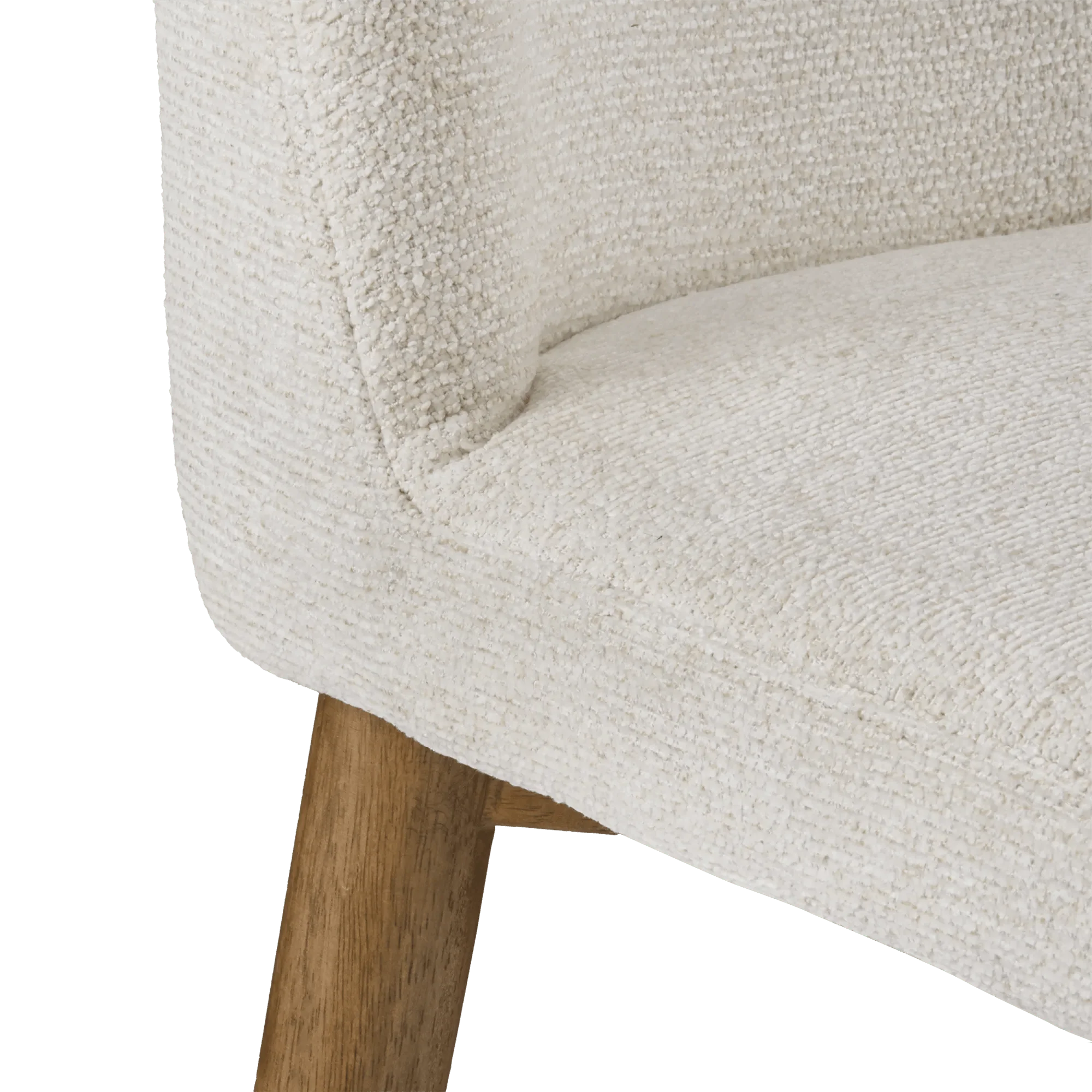 Upholstered Fabric Dining Chair - Image 4