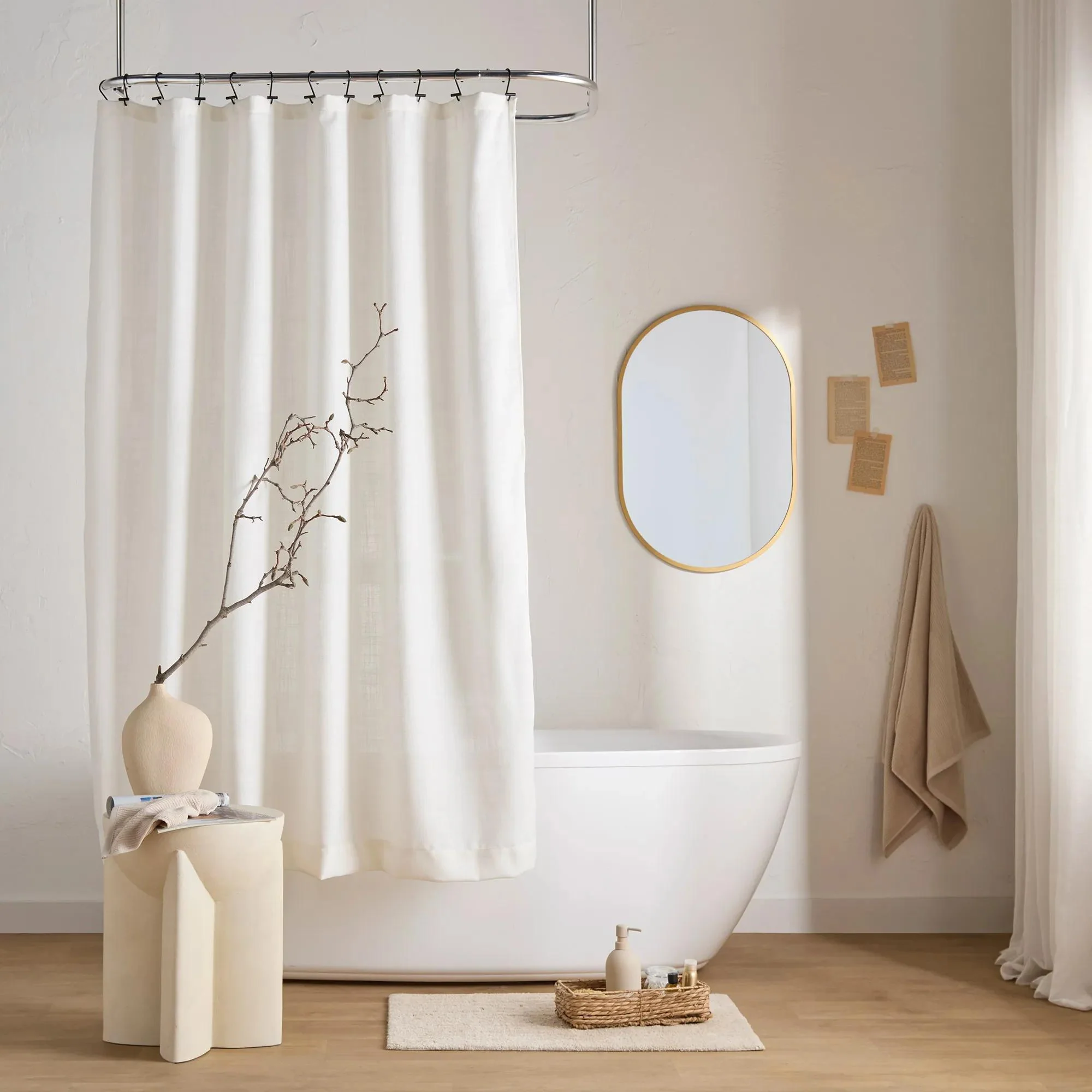 Waffy Shower Curtain - Image 2