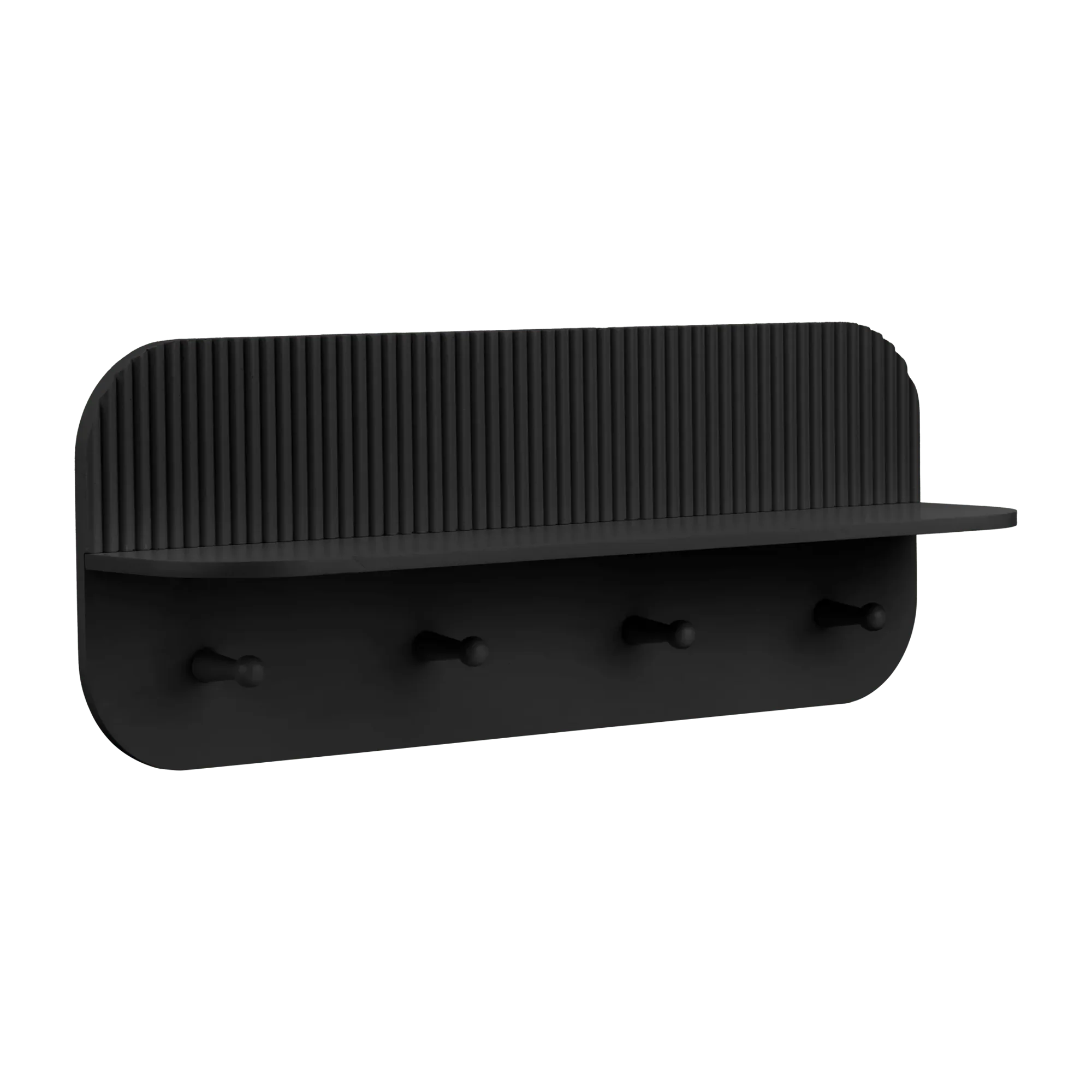 Wall Shelf with Hooks - Image 2