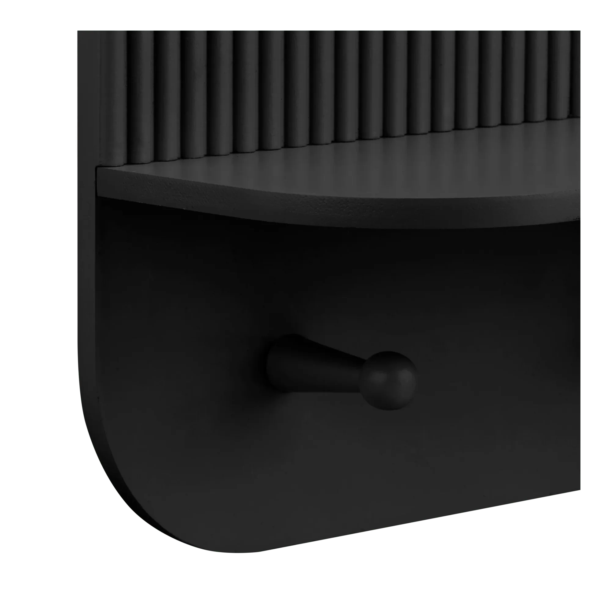 Wall Shelf with Hooks - Image 3