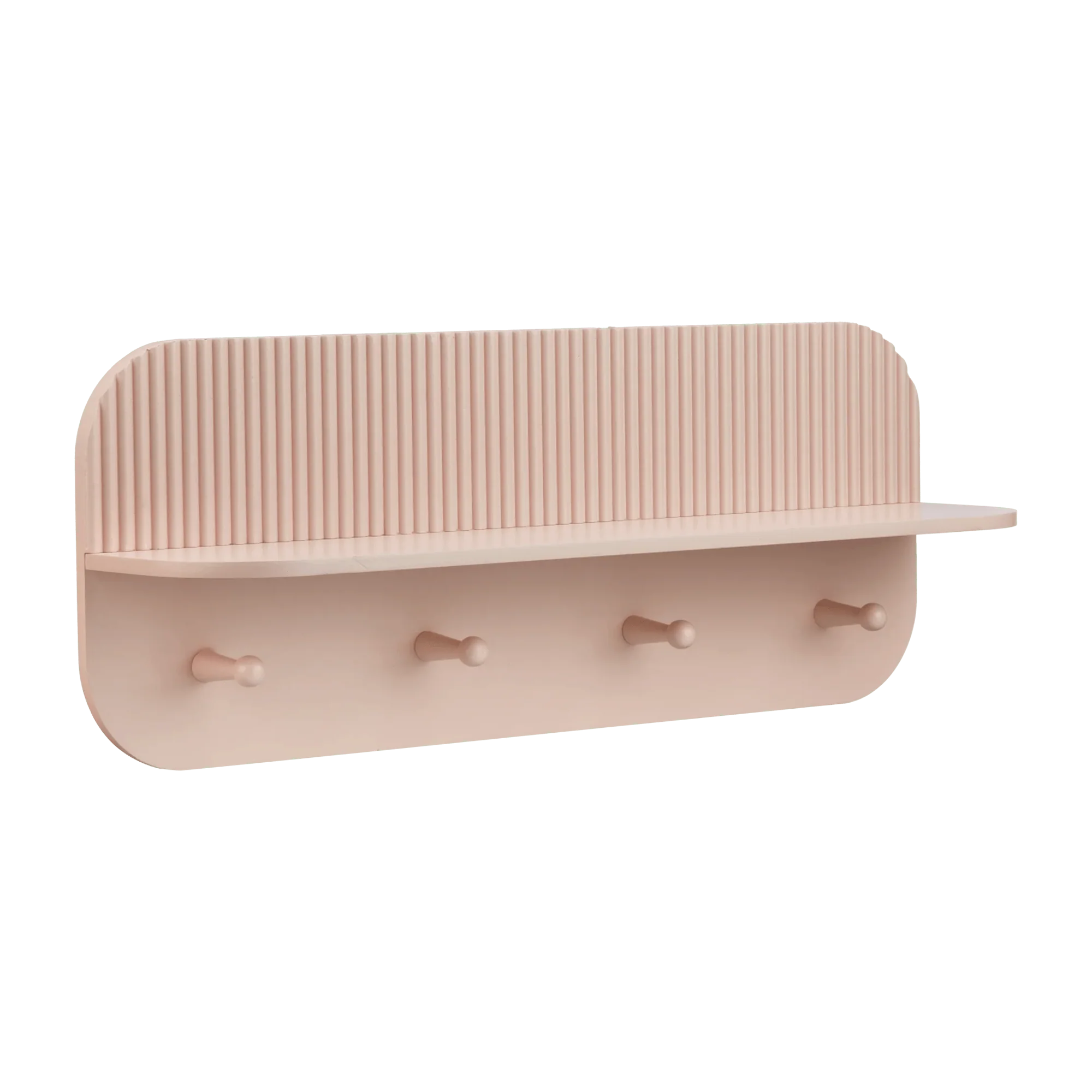 Wall Shelf with Hooks - Image 2