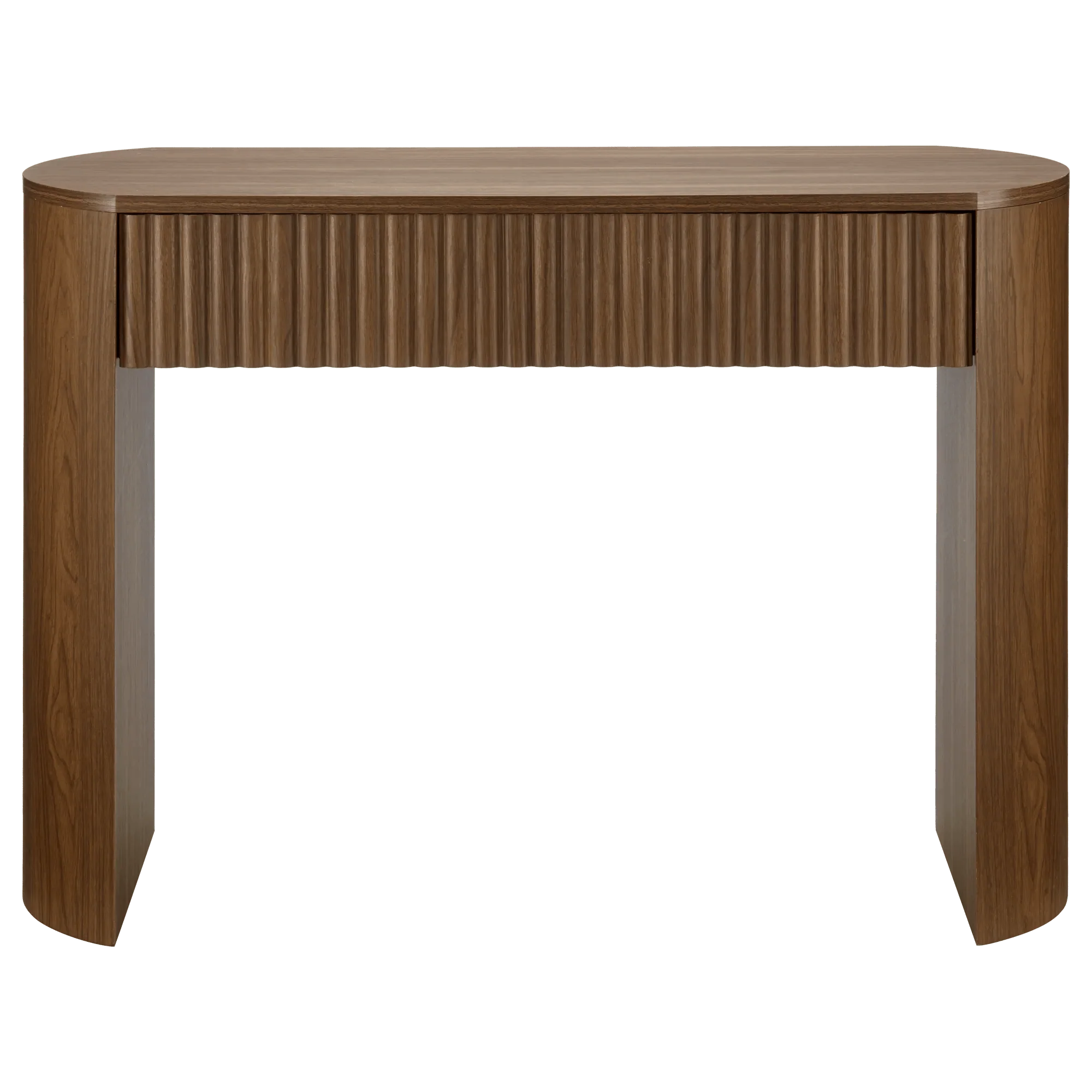 Walnut Console with Drawer - Image 3