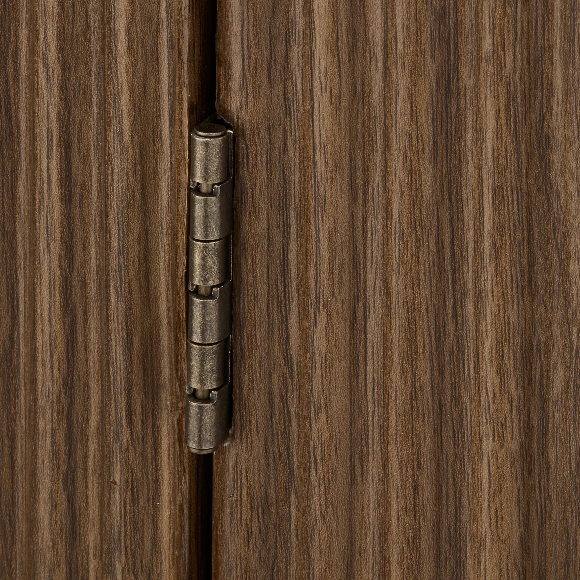 Walnut Side Table with Hidden Storage - Image 4
