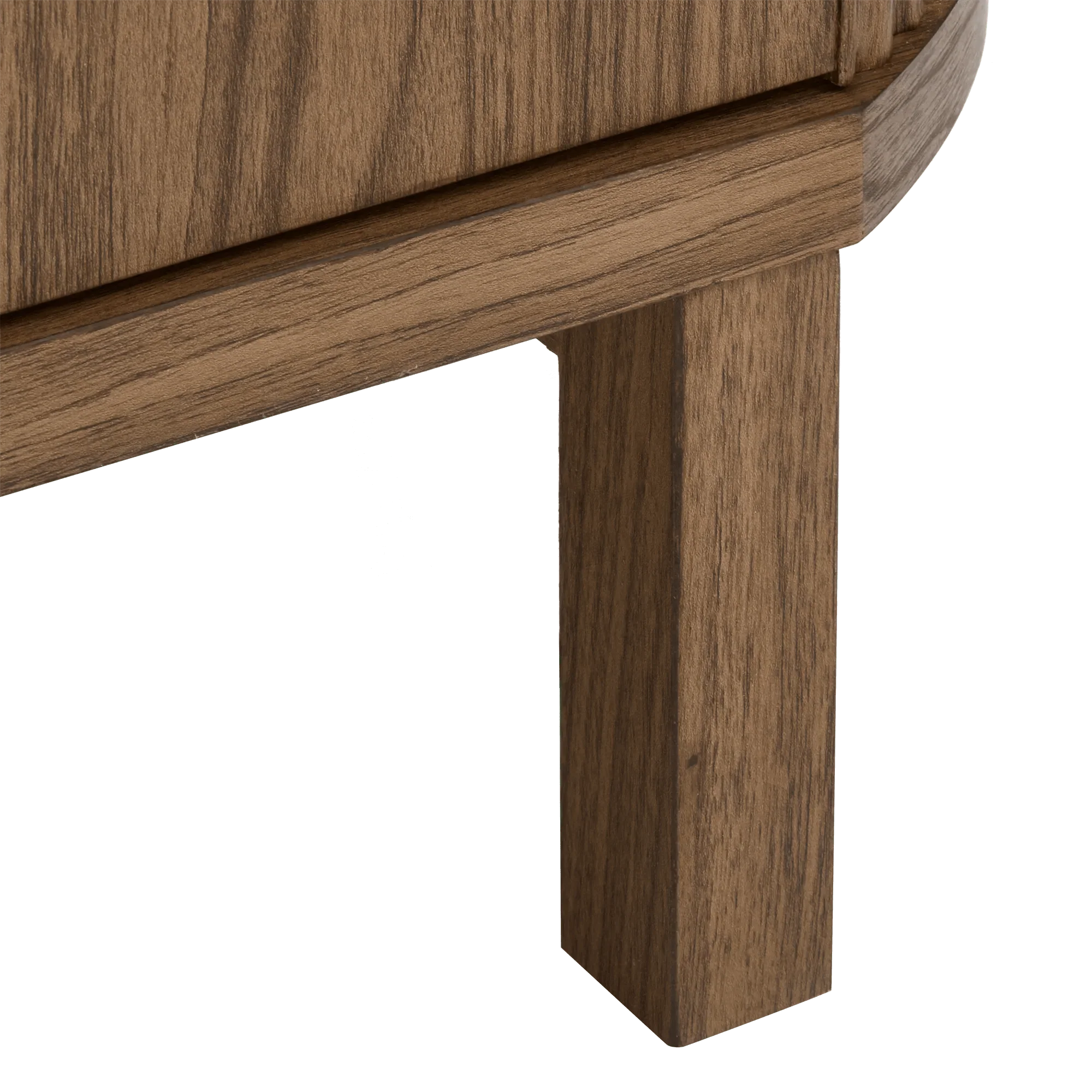 Walnut Veneer Buffet With Two Doors - Image 6