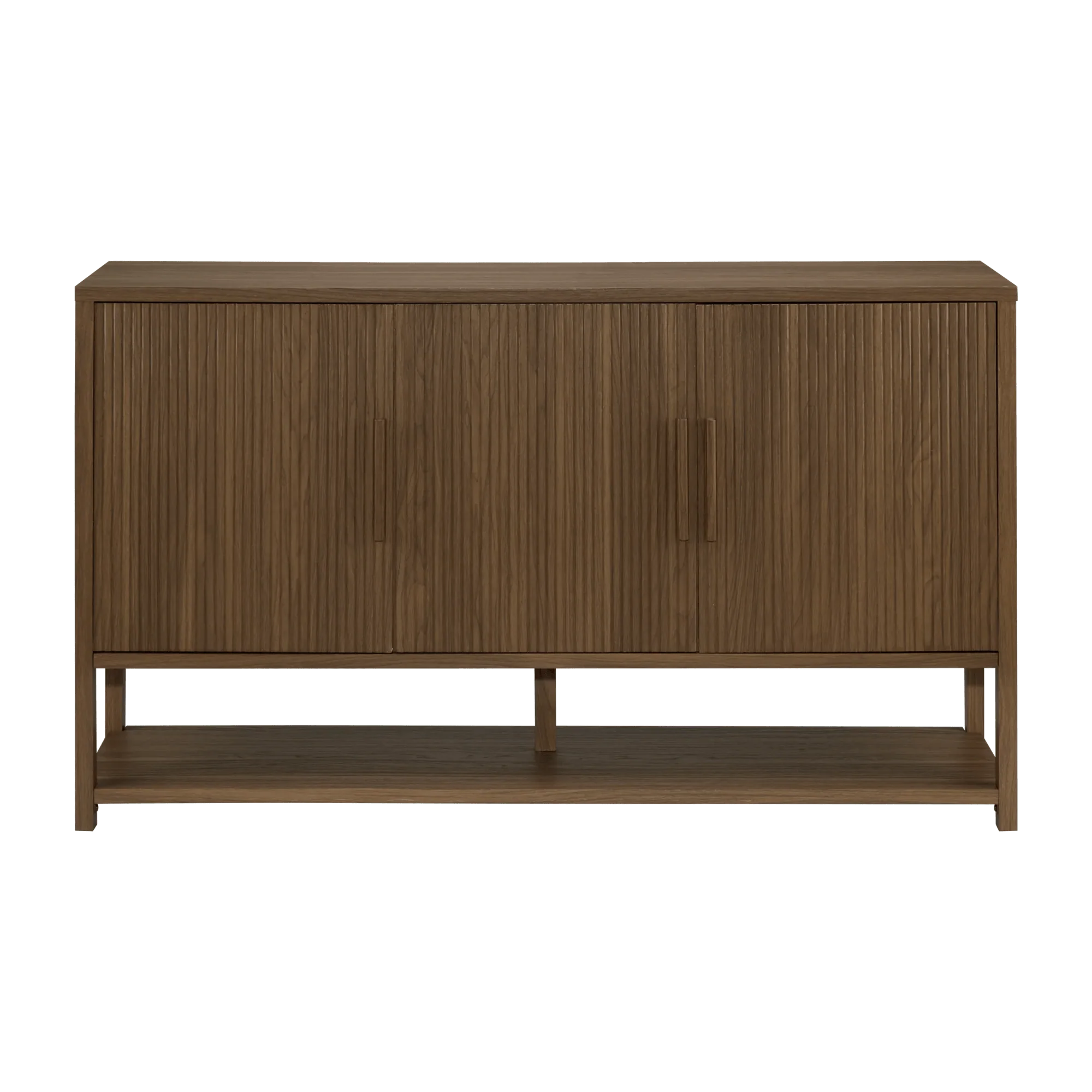 Walnut Wood Buffet Sideboard - Image 5