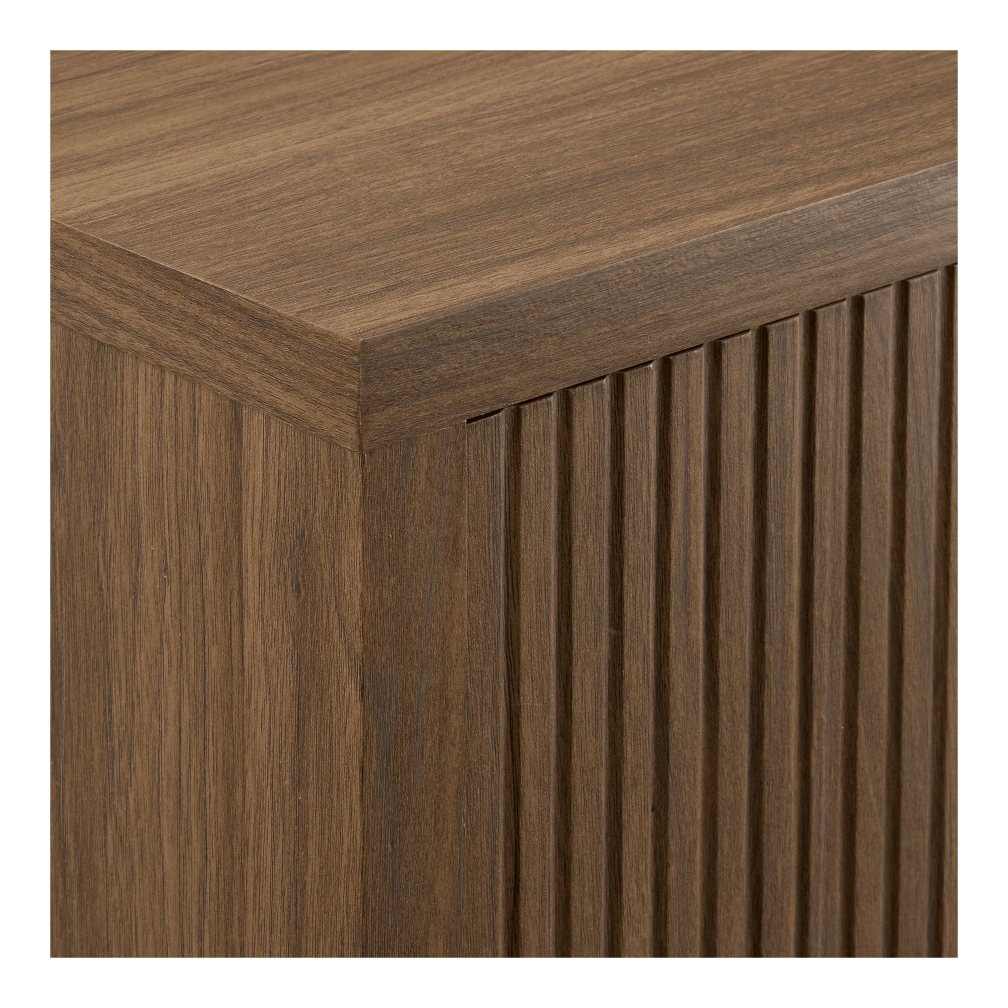 Walnut Wood Buffet Sideboard - Image 6