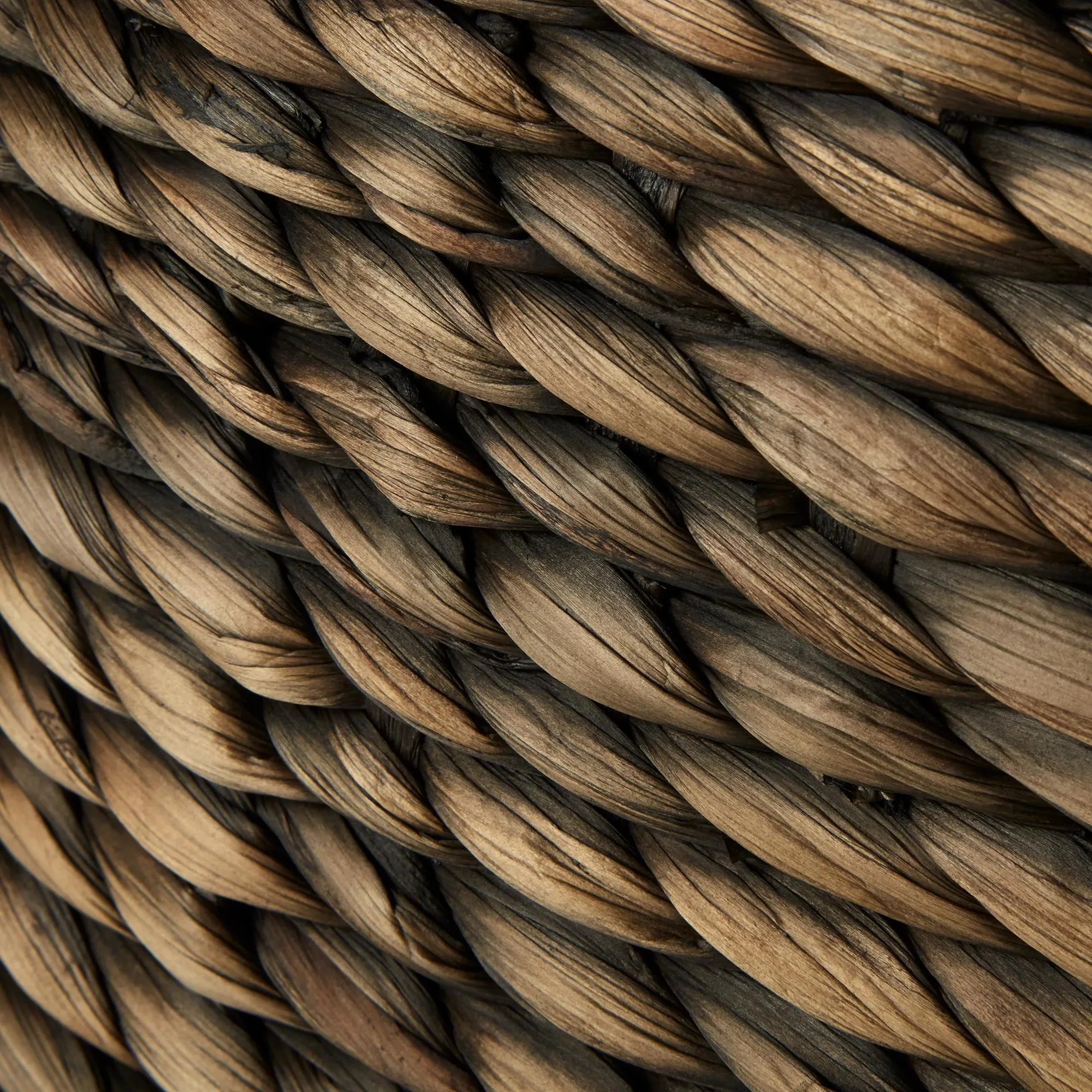 Water Hyacinth Brown Basket - Image 3