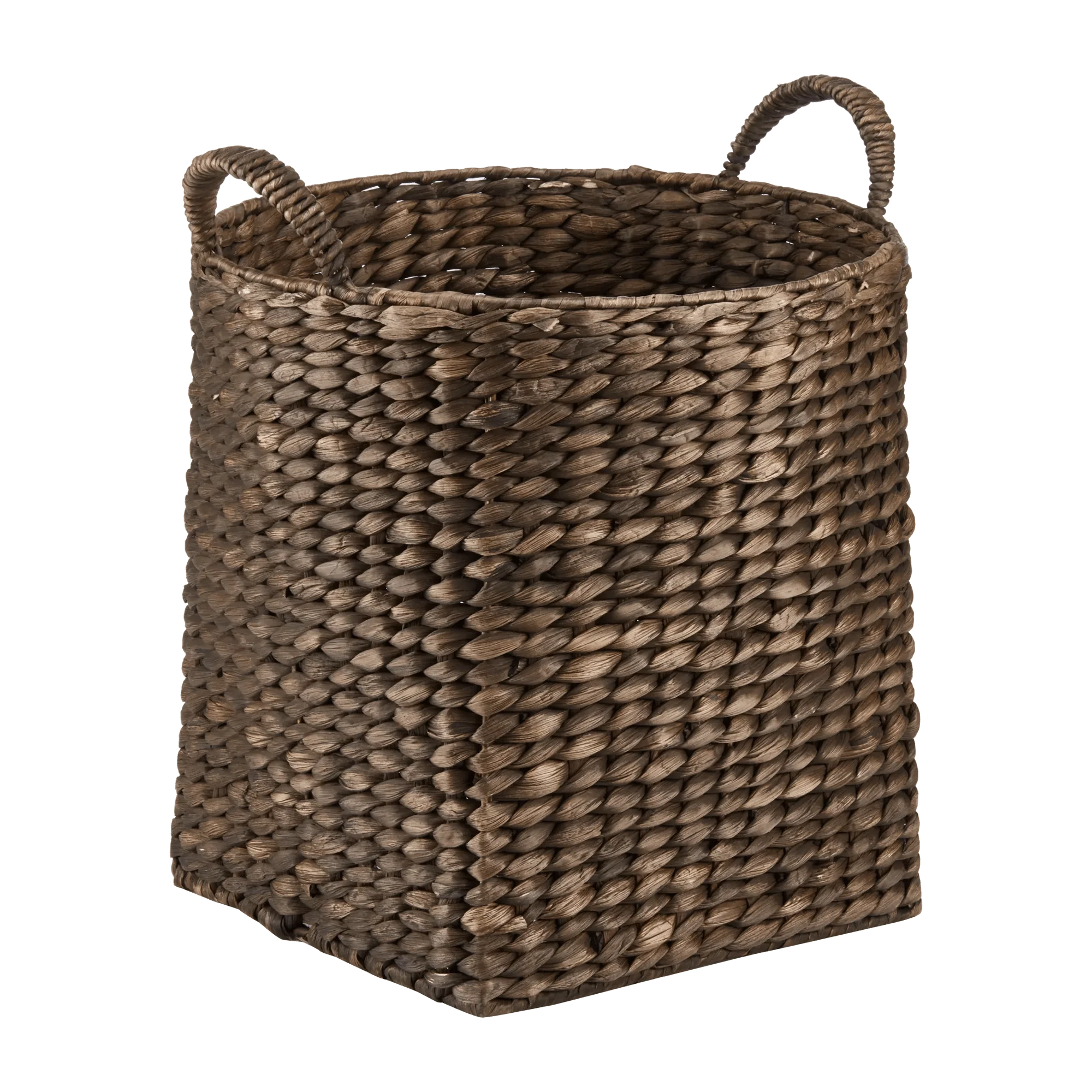 Water Hyacinth Brown Basket - Image 6