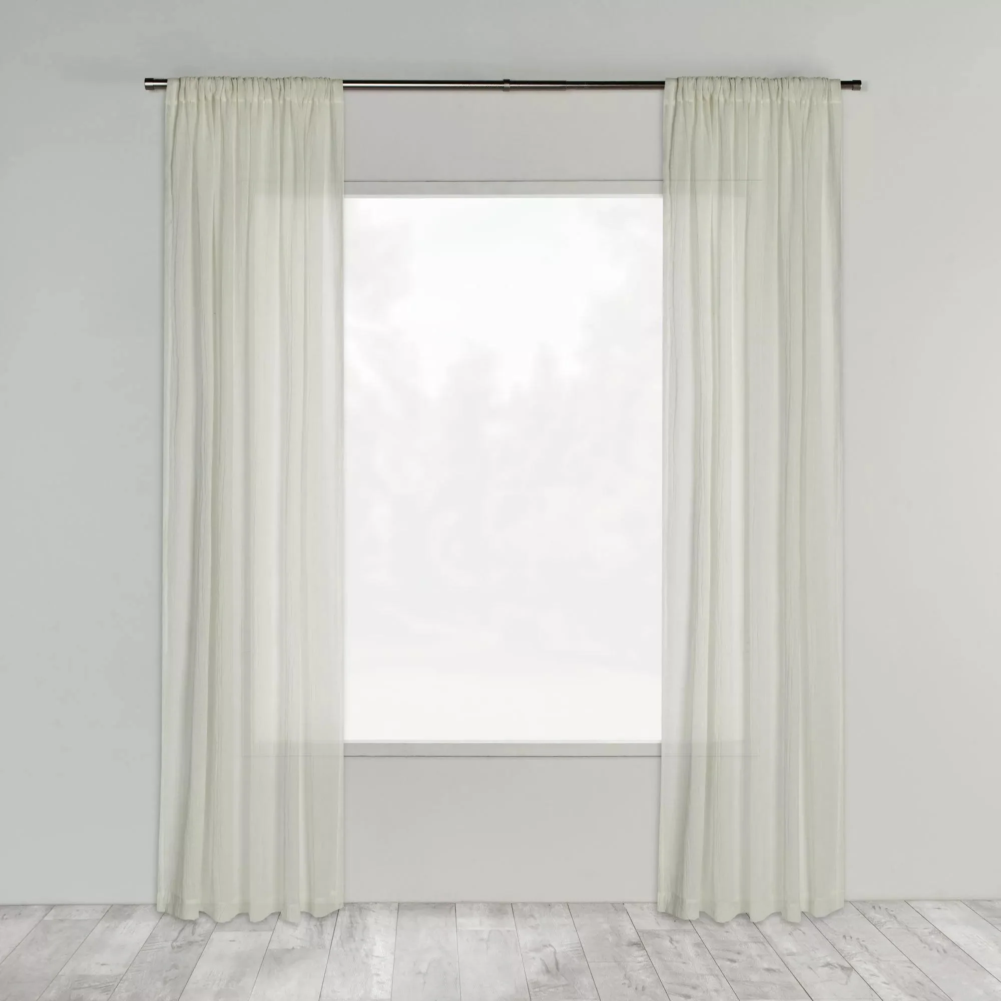 White Wavy Sheer Curtain - Image 7
