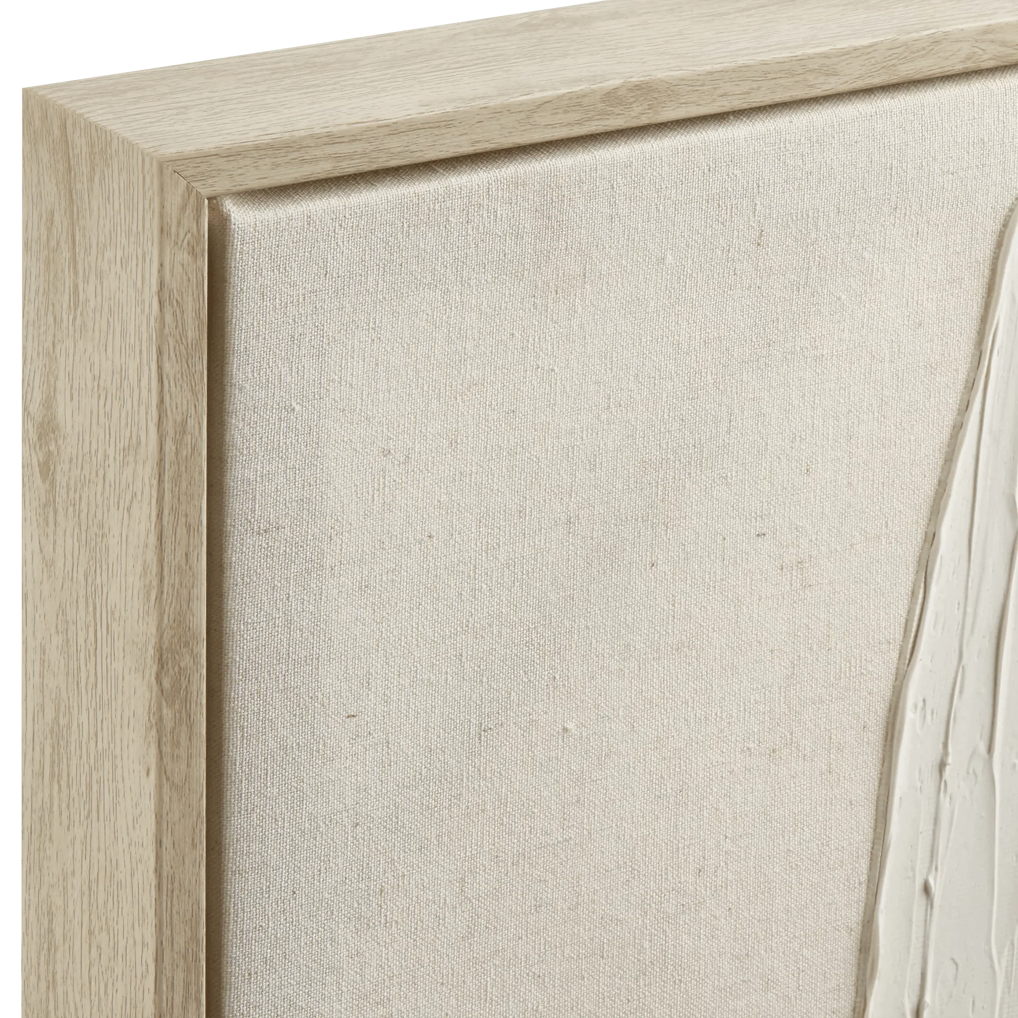 White Leaves Framed Art - Image 3