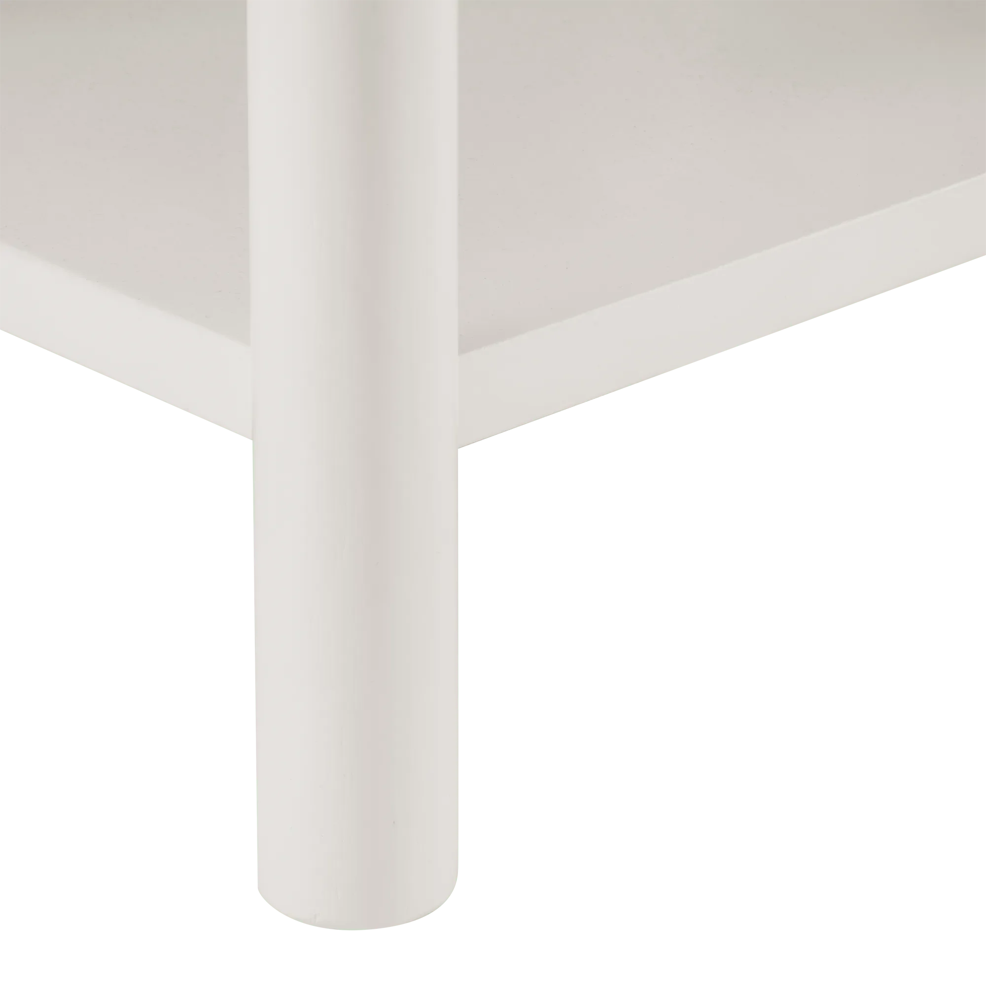 White Nightstand with Drawer - Image 5
