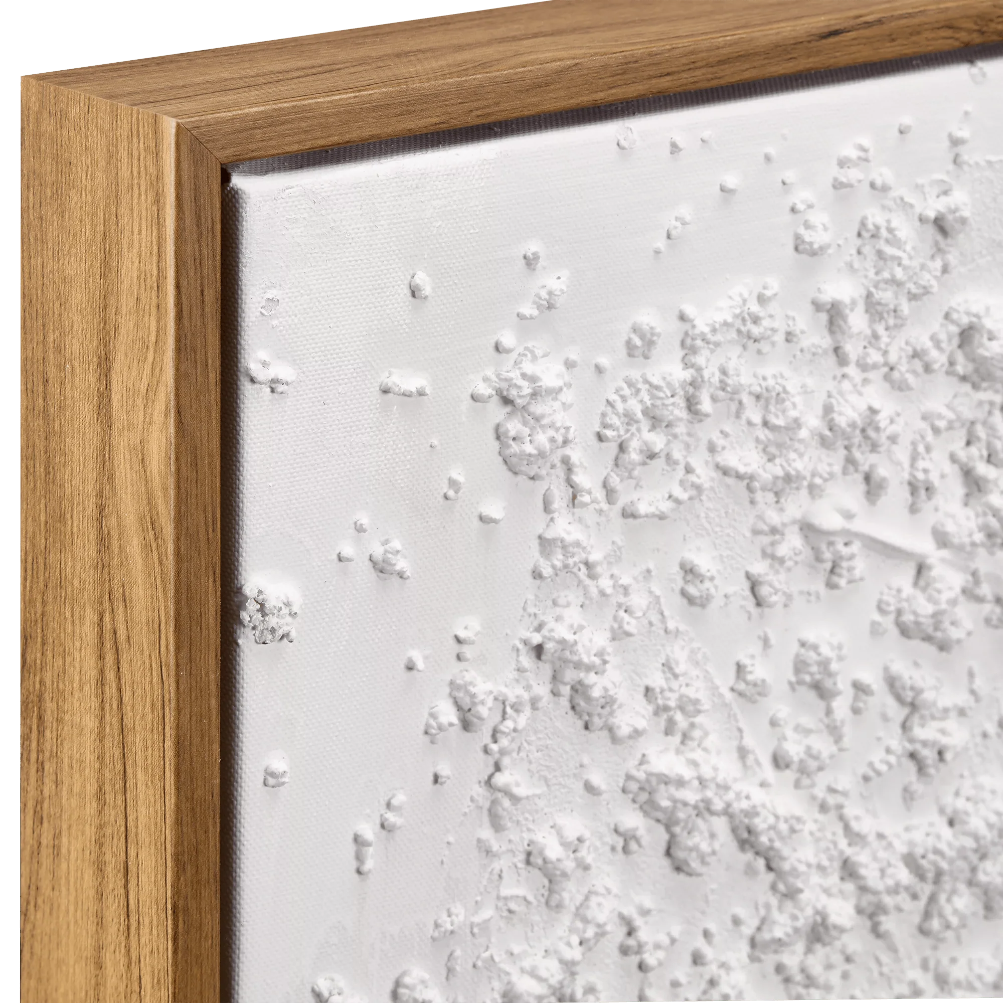 White Tree Oil Painted Framed Art - Image 2